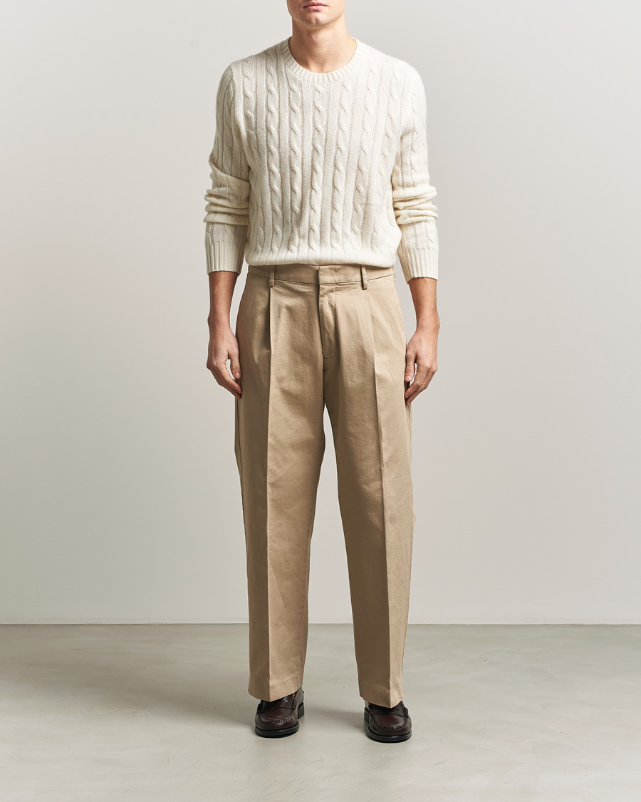 Men | Sweaters & Knitwear | Polo Ralph Lauren | Cashmere Sweater Cream
