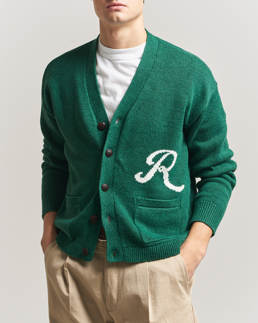 Polo Ralph Lauren Linen Blend Cardigan Bay Green at CareOfCarl.com