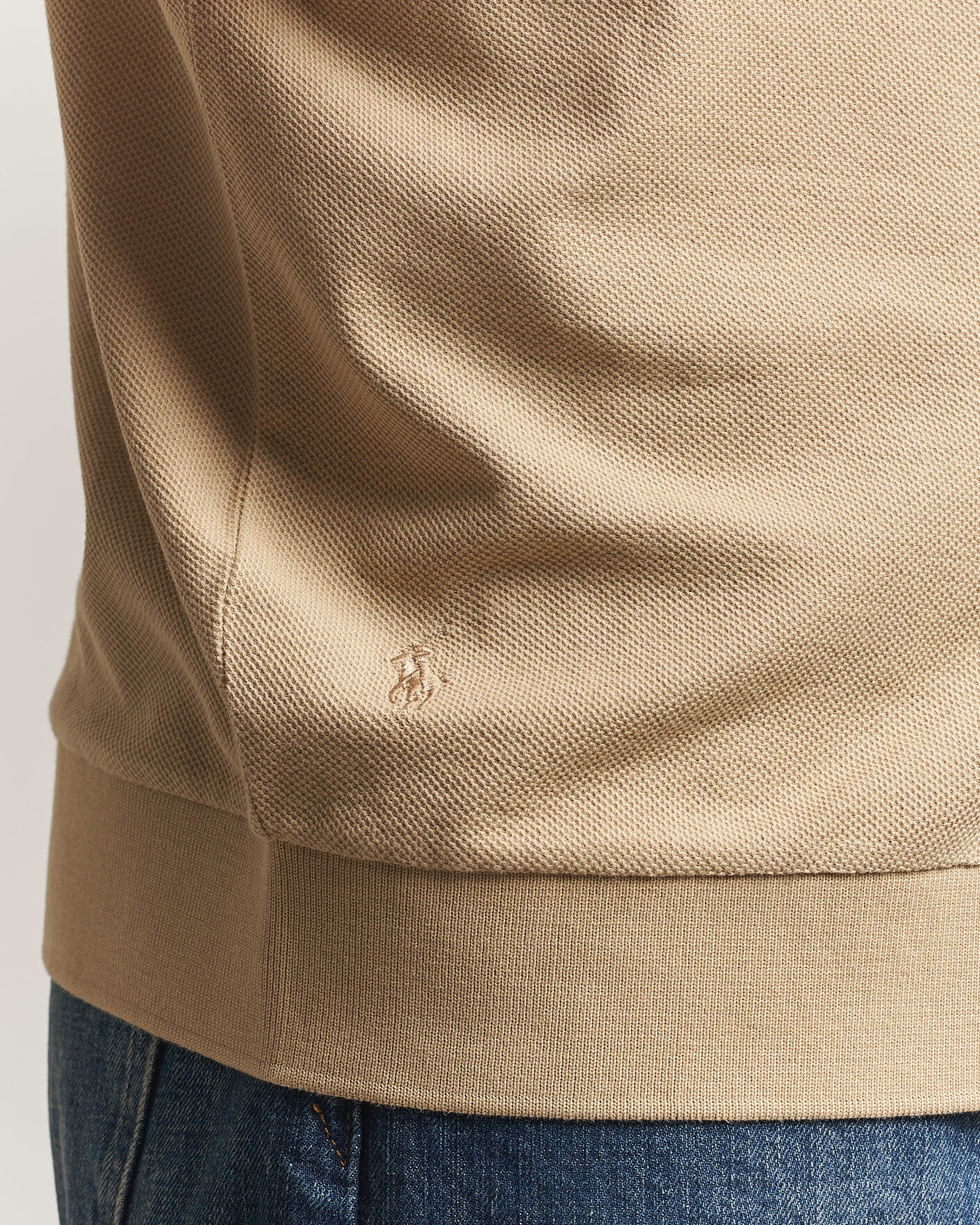 Men | Polo Shirts | Polo Ralph Lauren | Cotton Knitted Polo Coastal Beige