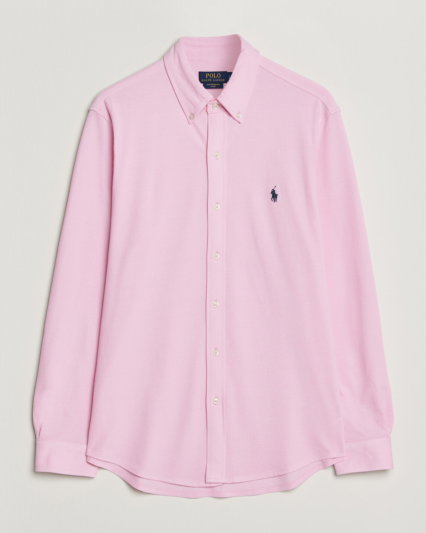 Men | Shirts | Polo Ralph Lauren | Featherweight Mesh Shirt Carmel Pink