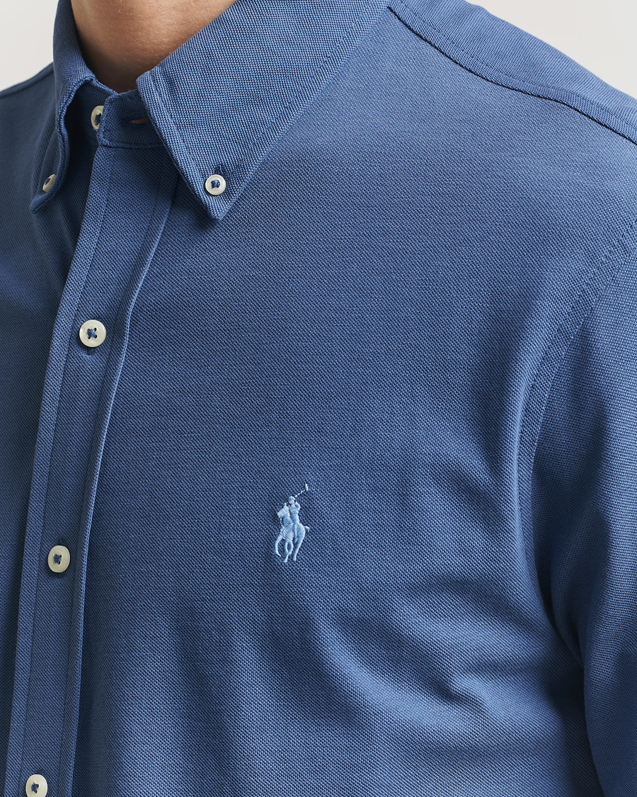 Men | Shirts | Polo Ralph Lauren | Featherweight Mesh Shirt Old Royal