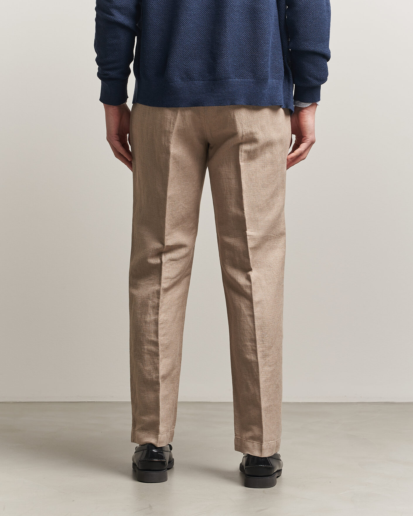 Men | Trousers | Polo Ralph Lauren | Cotton Linen Pants Madison Tan Stone Grey
