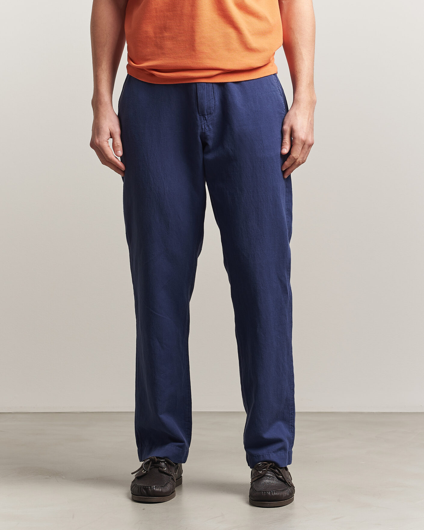 Polo Ralph Lauren Linen Cotton Pants New Classic Navy at