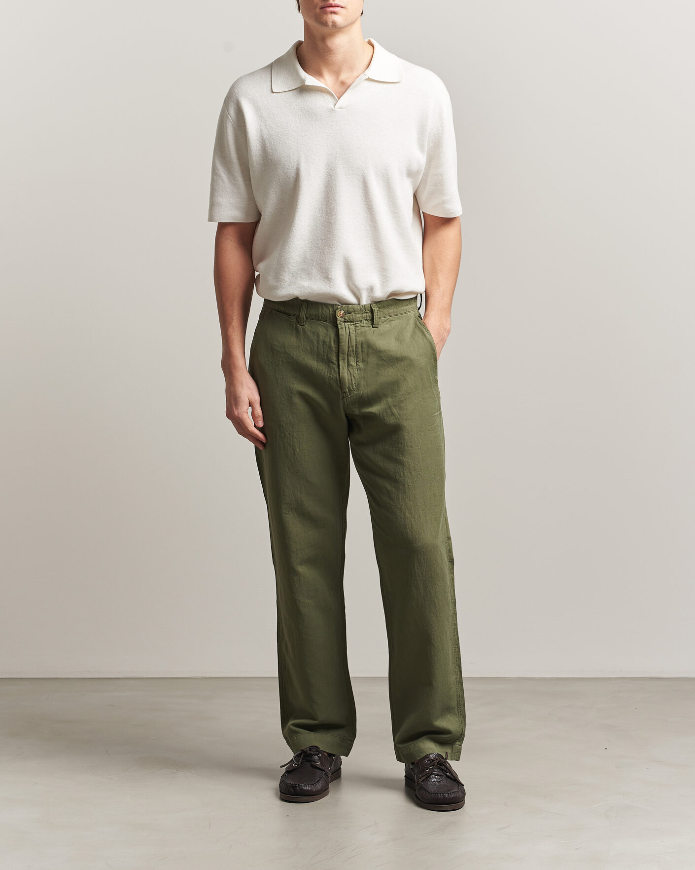 Men | Trousers | Polo Ralph Lauren | Linen Cotton Pants Garden Trail