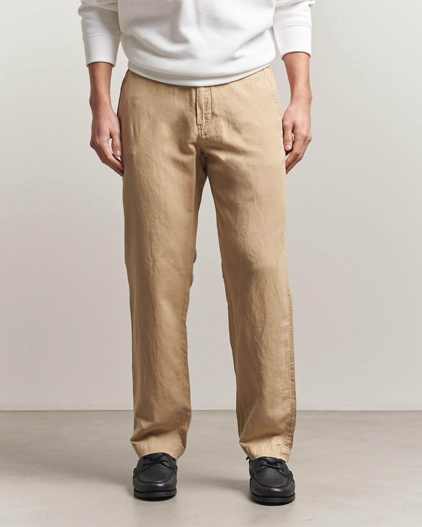 Men | Trousers | Polo Ralph Lauren | Linen Cotton Pants Coastal Beige