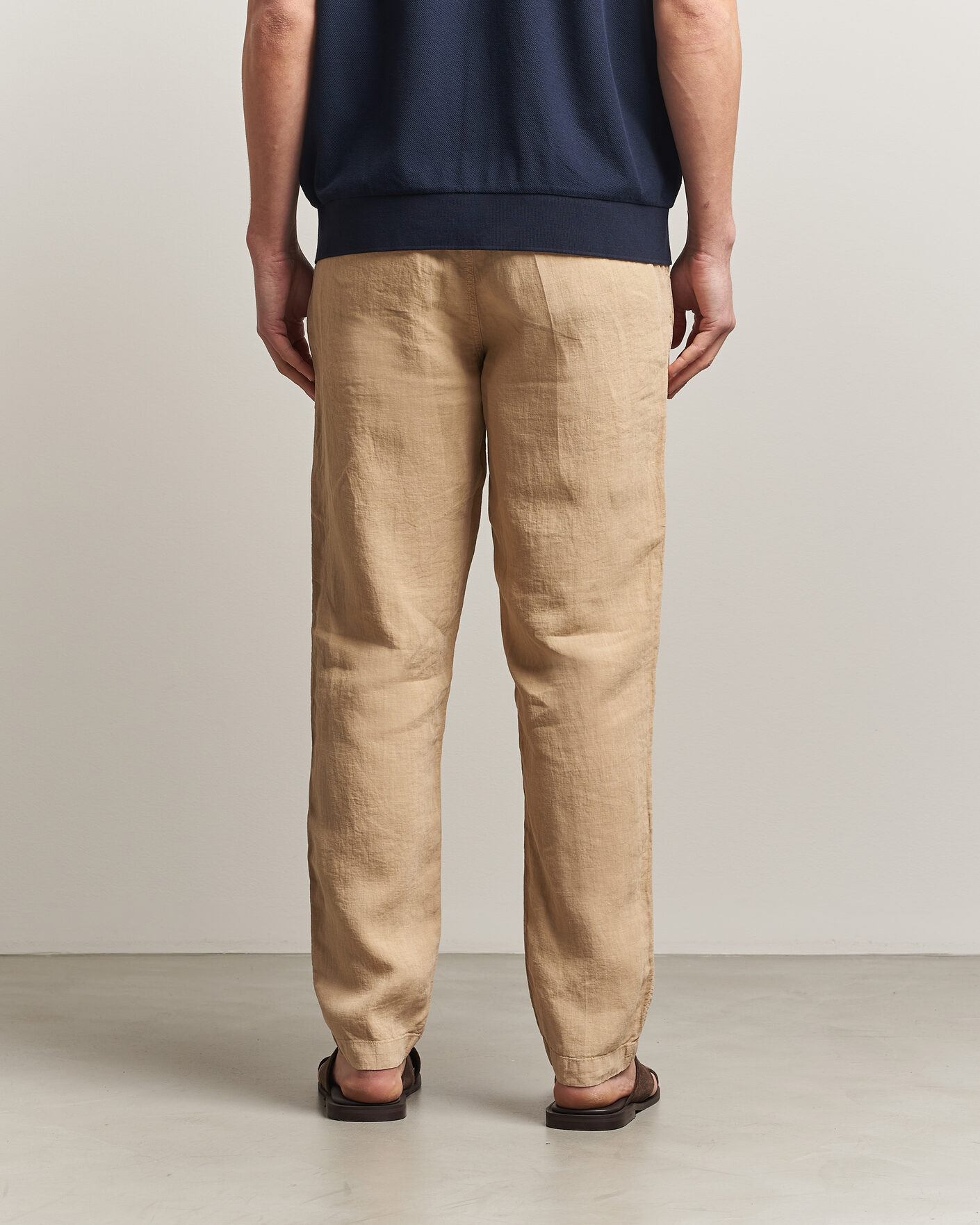Men | Trousers | Polo Ralph Lauren | Prepster Linen Trousers Classic Khaki