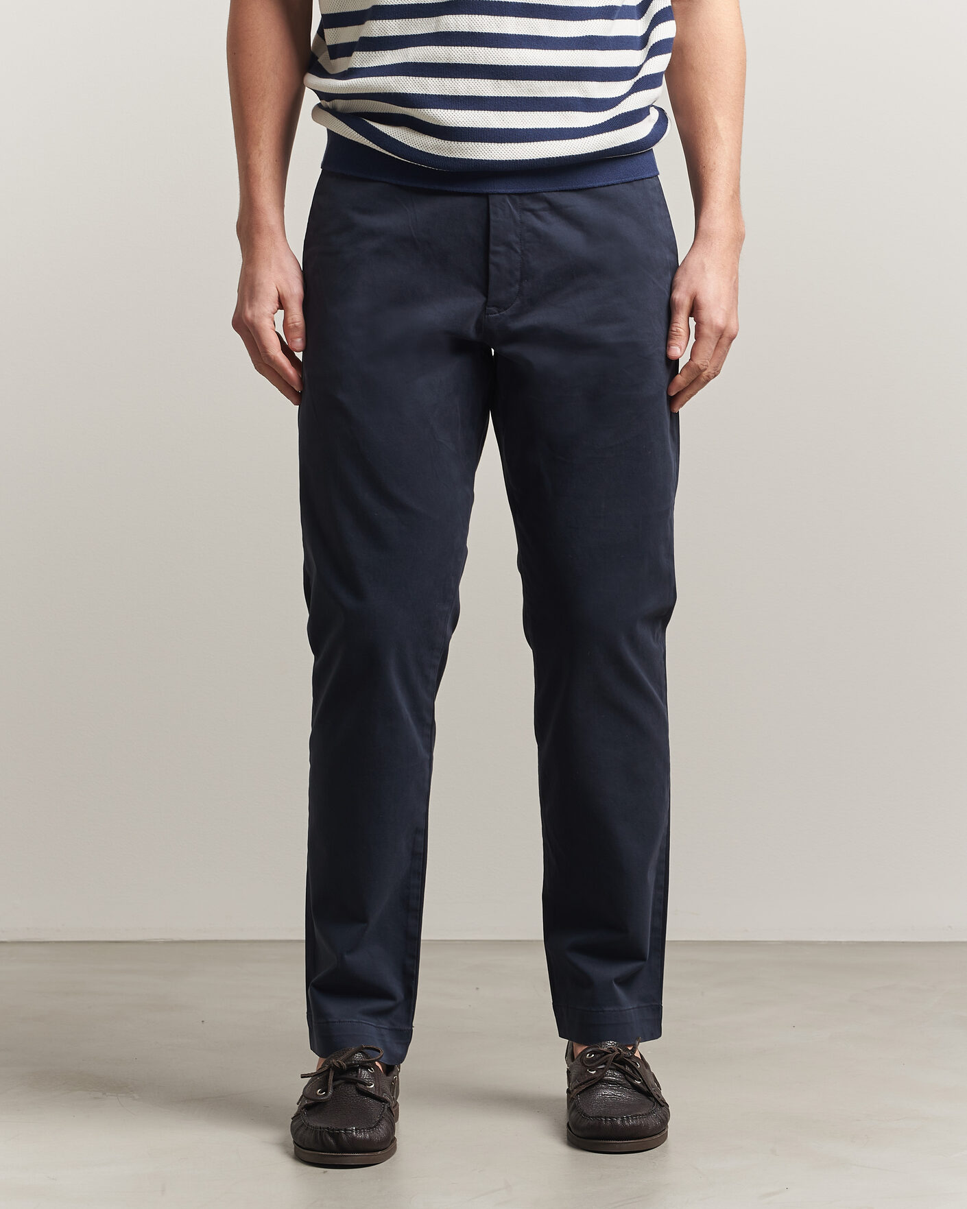 Men | Trousers | Polo Ralph Lauren | Jarrett Satin Chinos Aviator Navy
