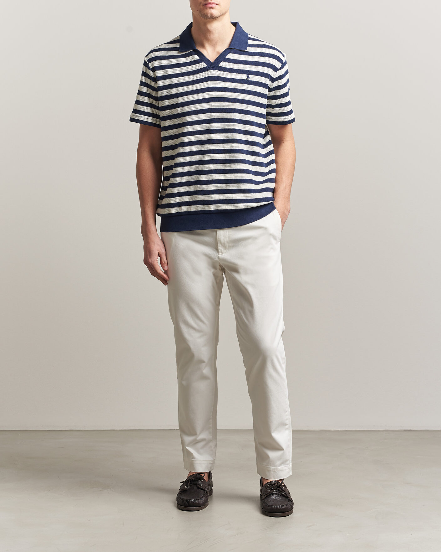 Men | Trousers | Polo Ralph Lauren | Jarrett Satin Chinos Deckwash White