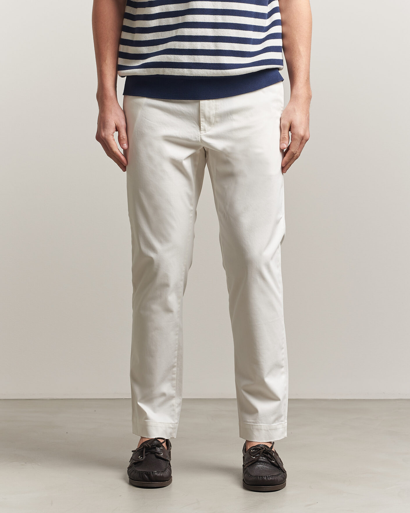 Men | Trousers | Polo Ralph Lauren | Jarrett Satin Chinos Deckwash White