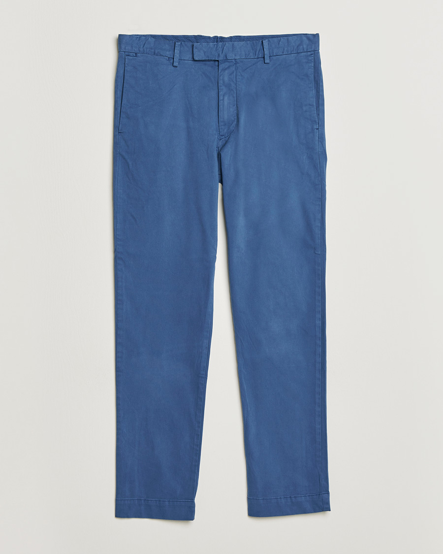 Men | Trousers | Polo Ralph Lauren | Jarrett Satin Chinos Night Navy
