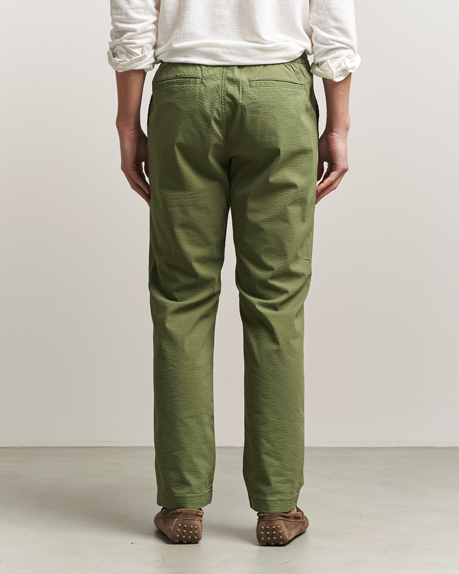 Men | Trousers | Polo Ralph Lauren | Seersucker Pants Supply Olive