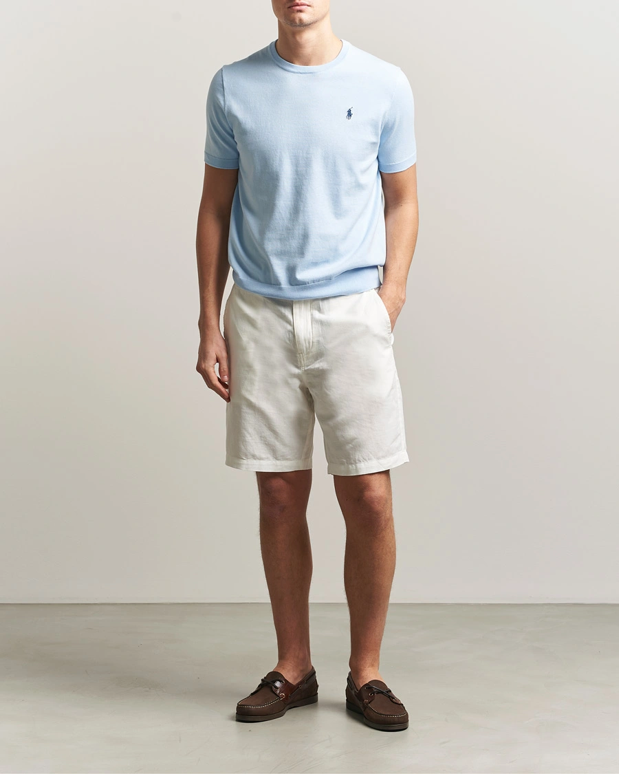 Men | Shorts | Polo Ralph Lauren | Cotton/Linen Shorts Deckwash White