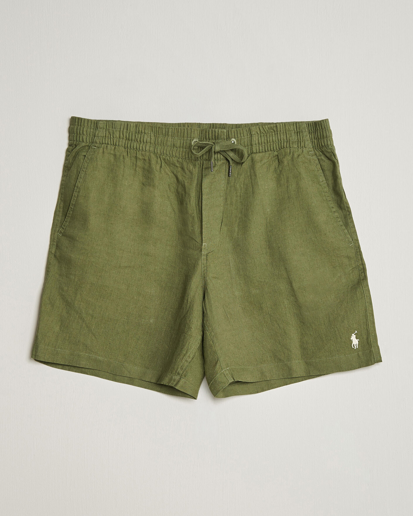 Polo Ralph Lauren Dyed Linen Shorts Garden Trail at CareOfCarl.com