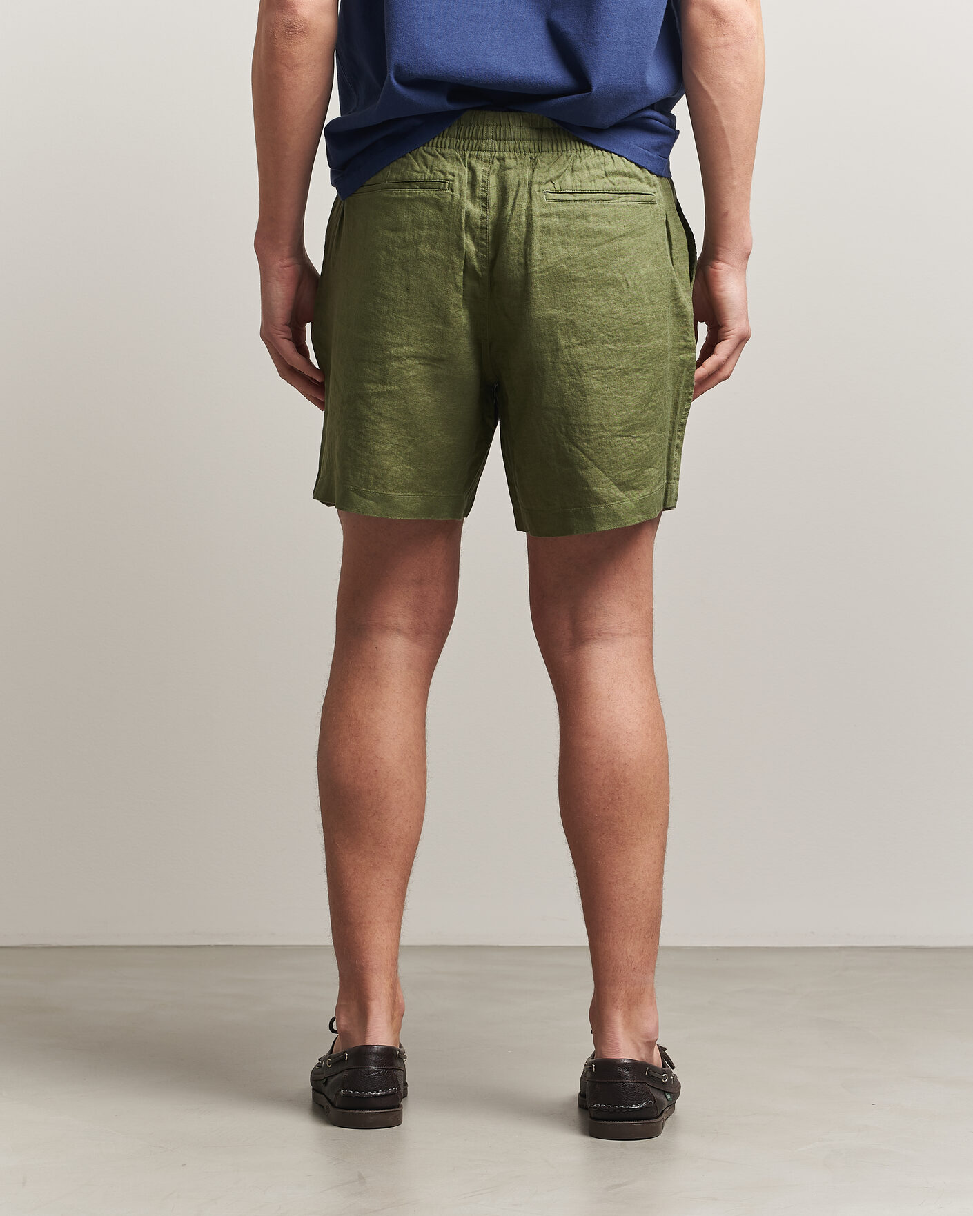 Polo Ralph Lauren Dyed Linen Shorts Garden Trail at CareOfCarl.com