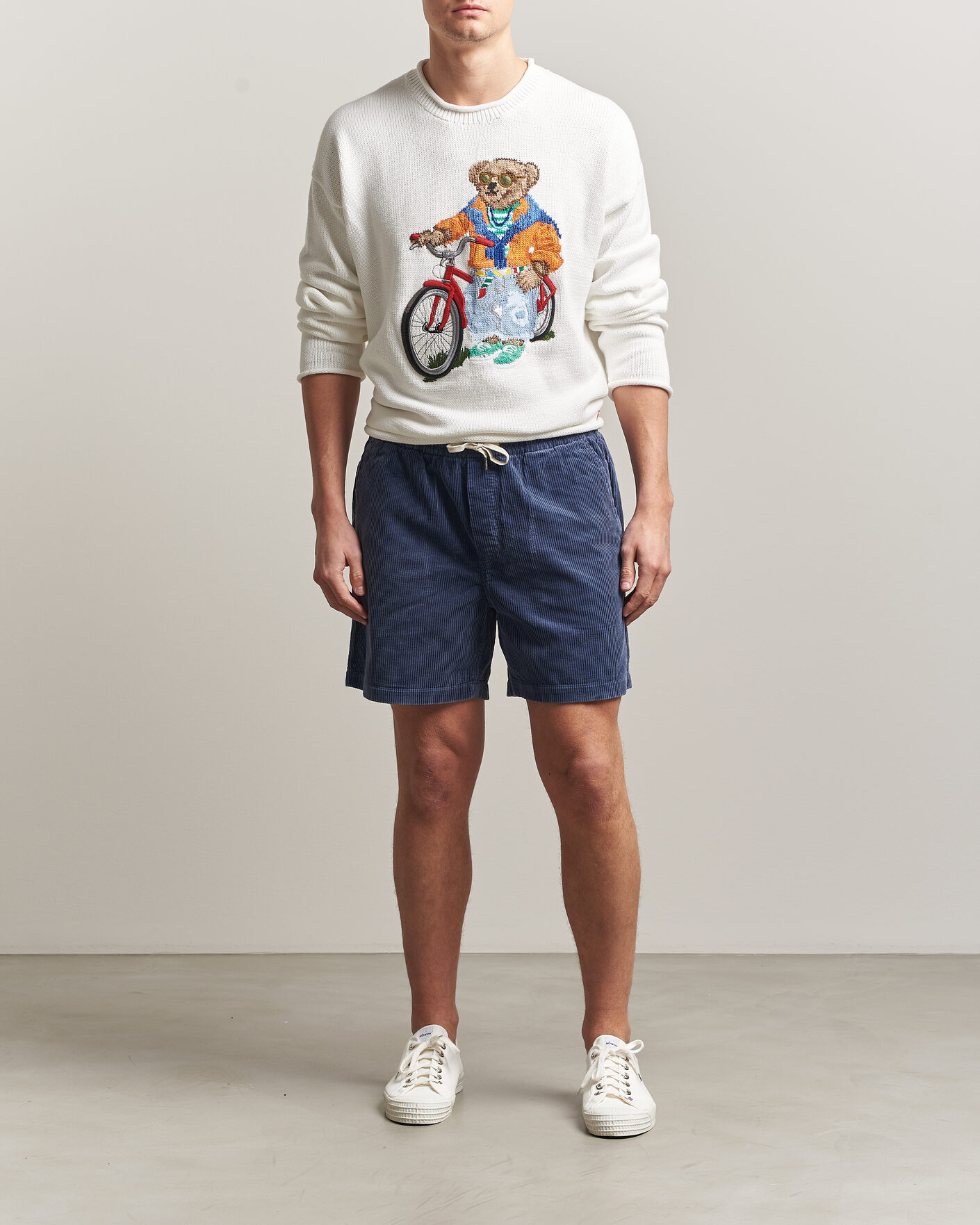 Men | Shorts | Polo Ralph Lauren | Corduroy Shorts Boston Navy