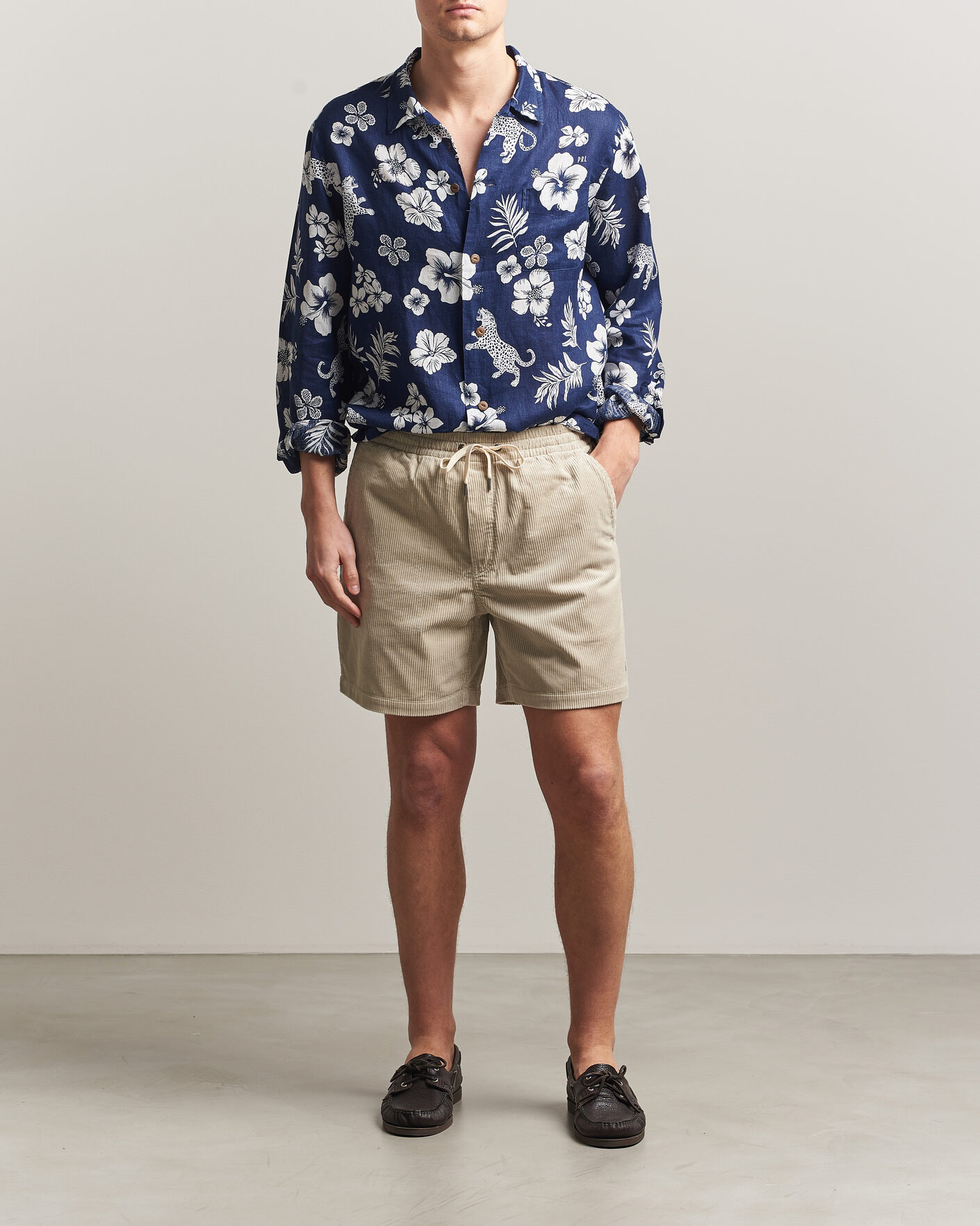 Men | Shorts | Polo Ralph Lauren | Corduroy Shorts Khaki Stone