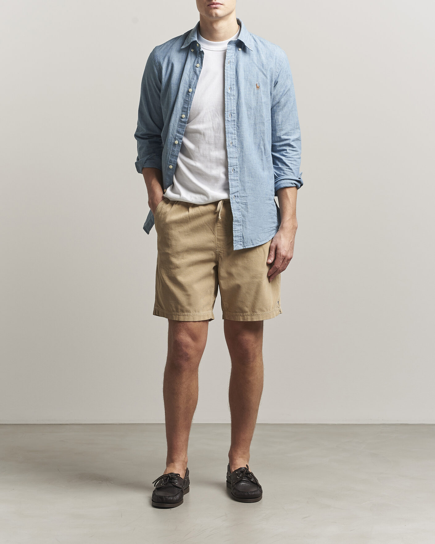 Men | Shorts | Polo Ralph Lauren | Wale Cord Shorts Paddock Tan