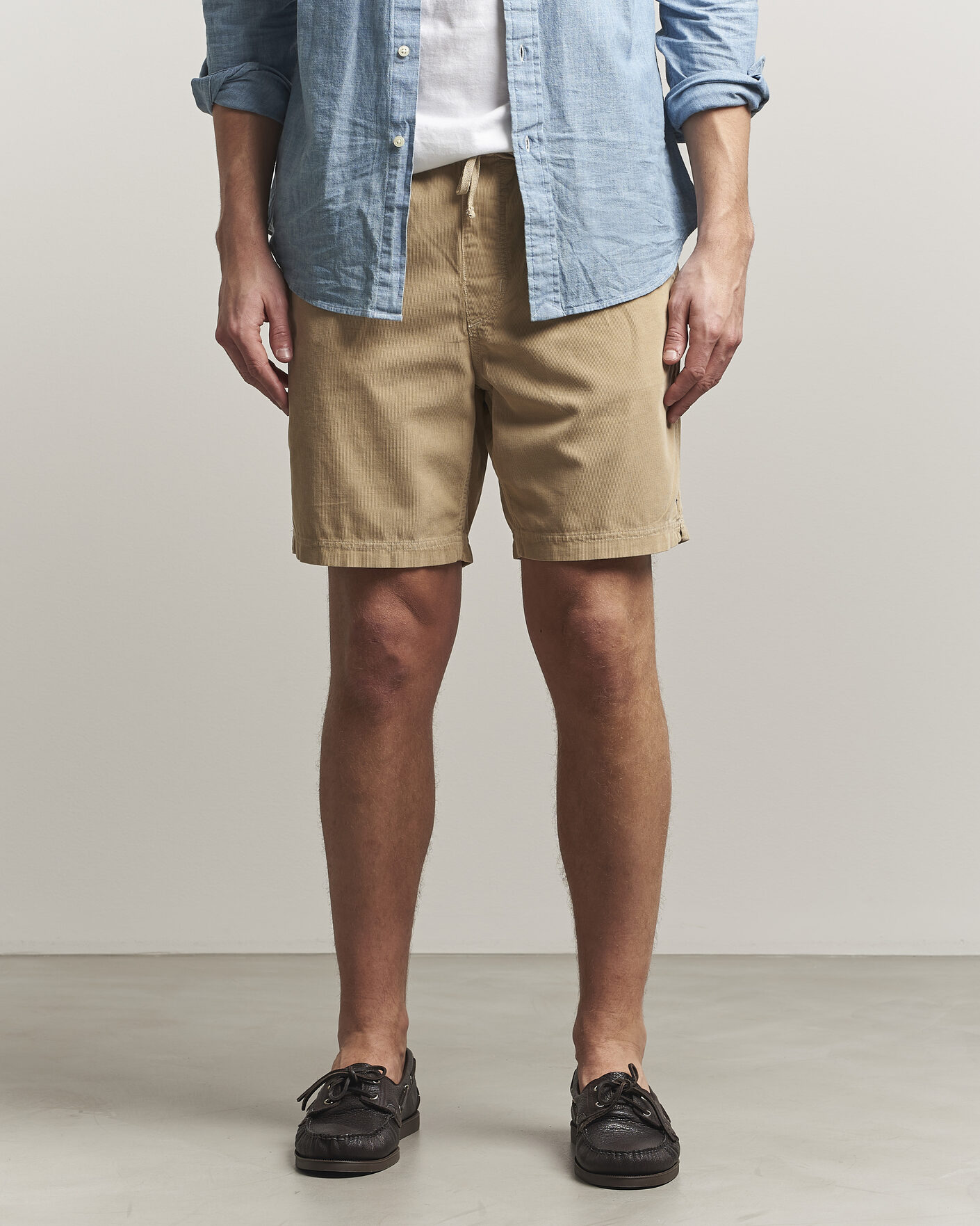 Men | Shorts | Polo Ralph Lauren | Wale Cord Shorts Paddock Tan