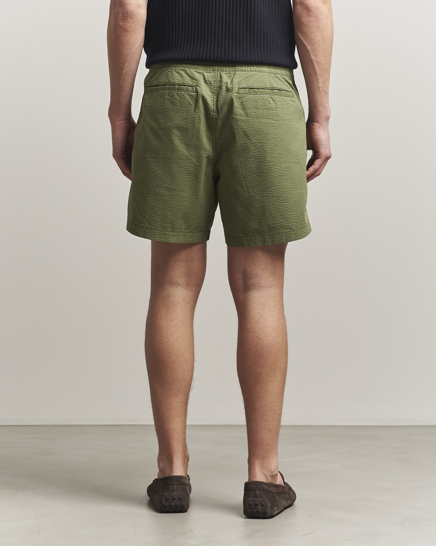Men | Shorts | Polo Ralph Lauren | Seersucker Shorts Supply Olive
