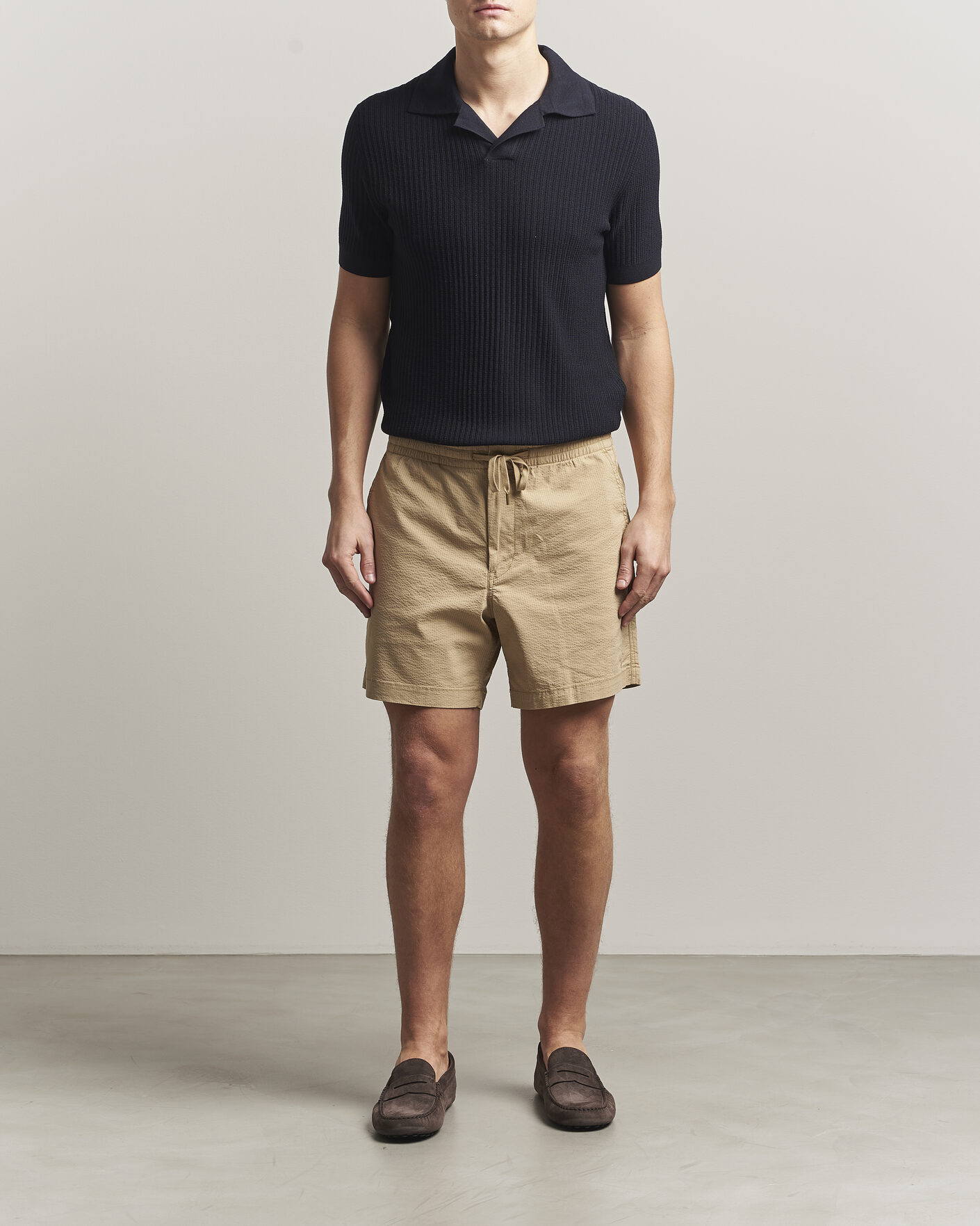 Men | Shorts | Polo Ralph Lauren | Seersucker Shorts Coastal Beige