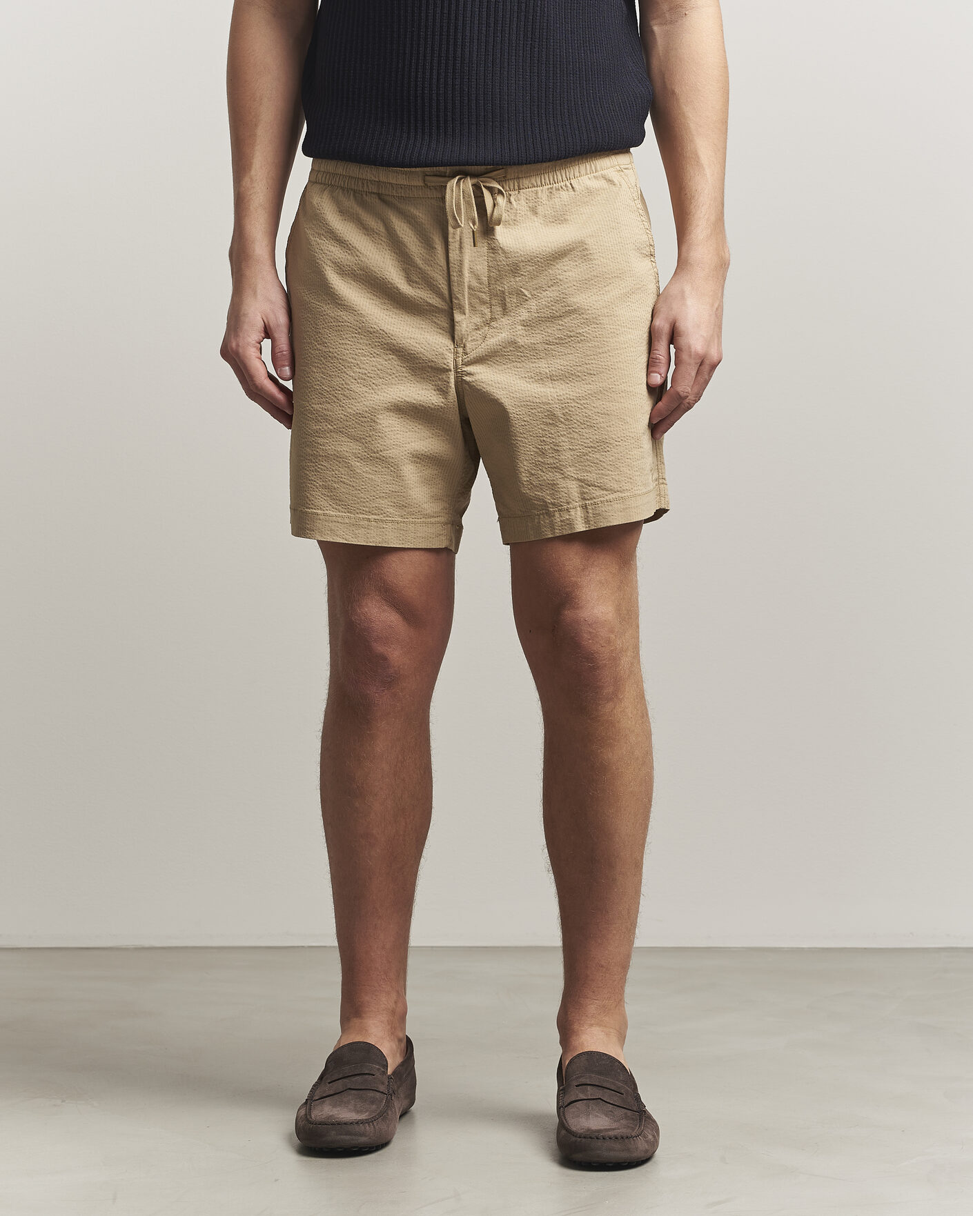 Men | Shorts | Polo Ralph Lauren | Seersucker Shorts Coastal Beige