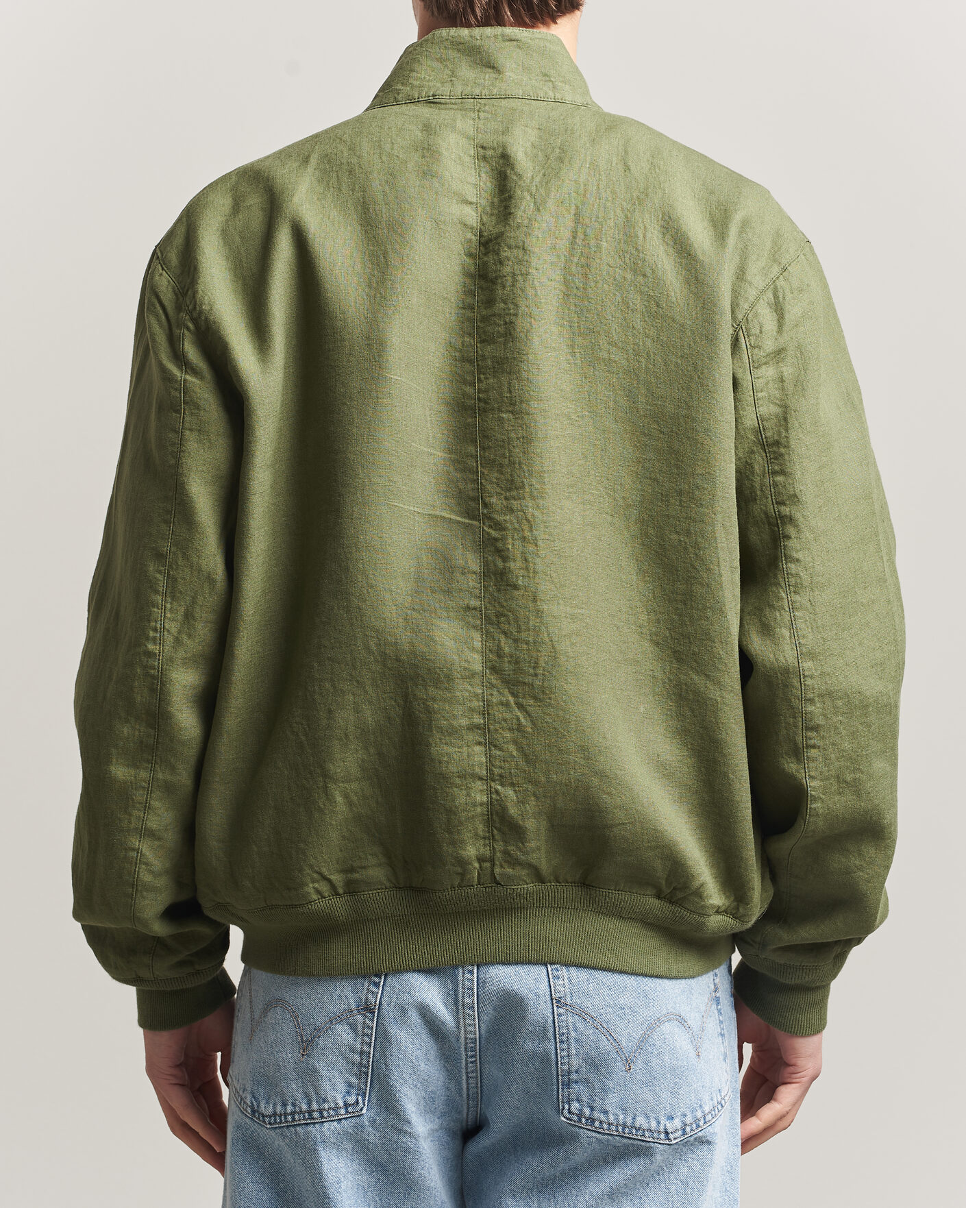 Men | Coats & Jackets | Polo Ralph Lauren | Linen Herringbone Windbreaker Garden Trail