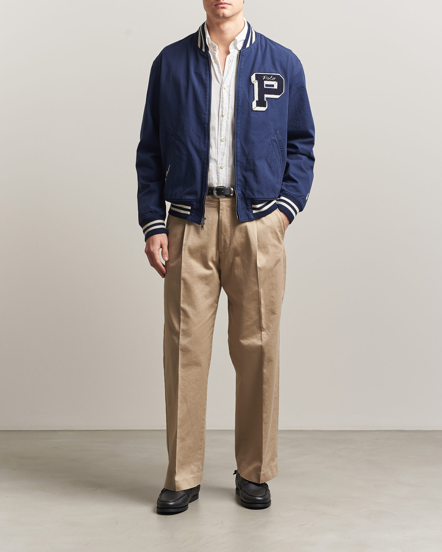 Polo Ralph Lauren Rustic Canvas Bomberjacket Newport Navy at