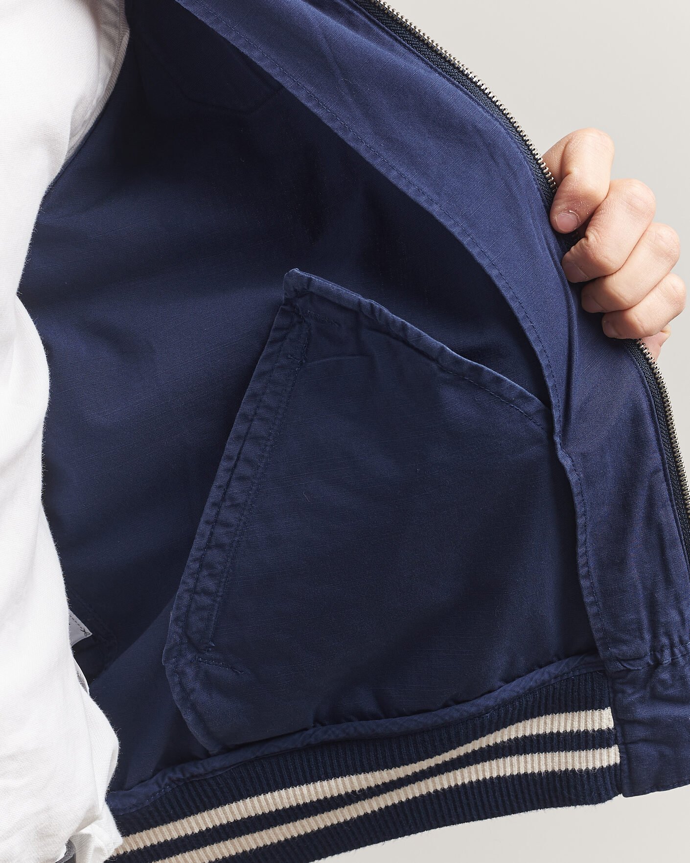 Polo Ralph Lauren Rustic Canvas Bomberjacket Newport Navy at