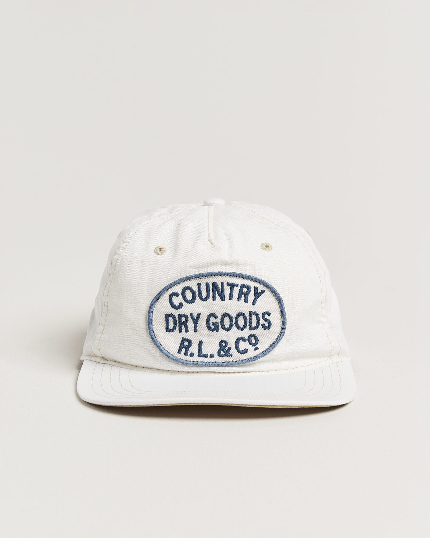 Men | Hats & Caps | Polo Ralph Lauren | Cotton Herringbone Cap White