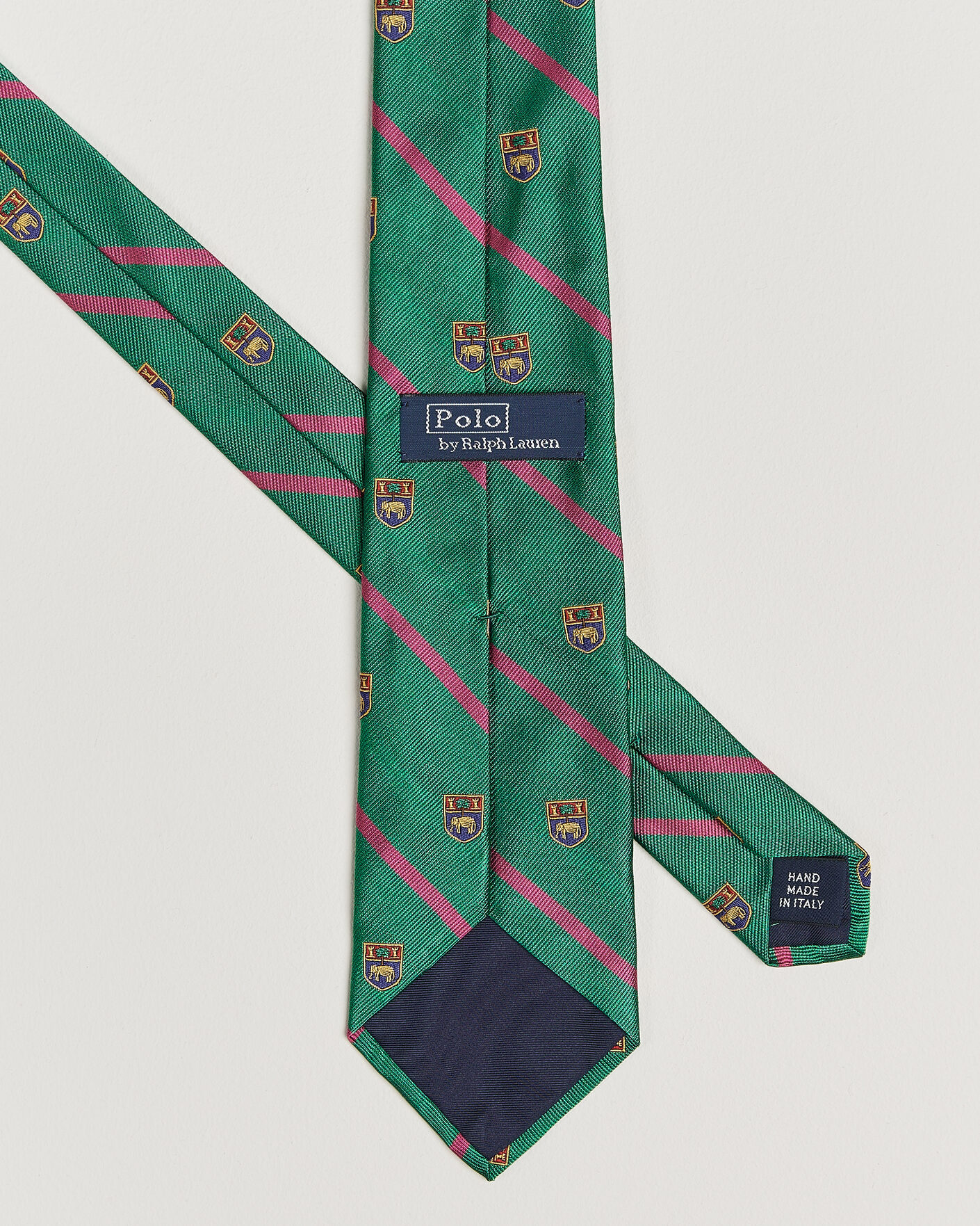 Polo Ralph Lauren Elephant Palm Club Tie Green at CareOfCarl.com