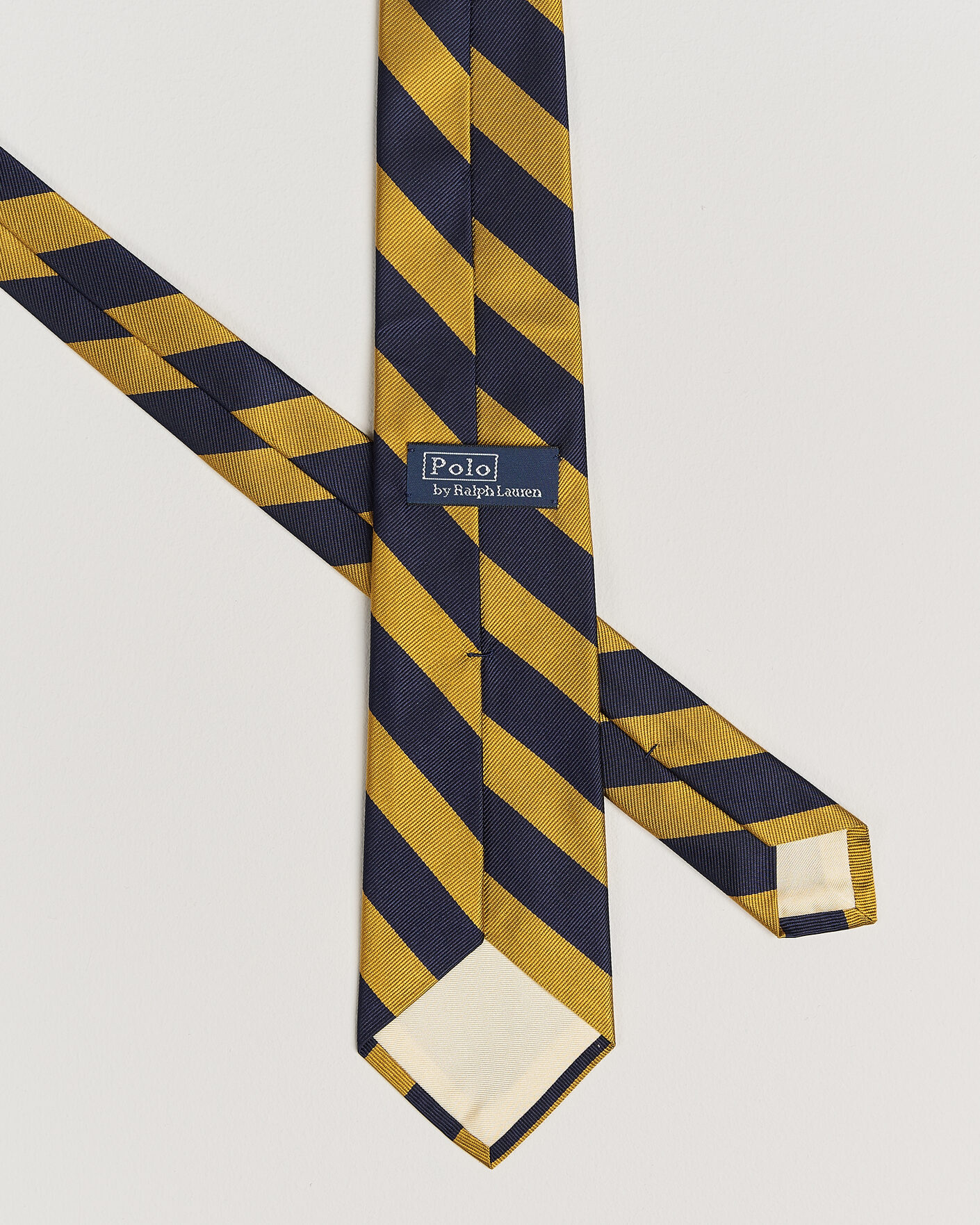Men | Ties | Polo Ralph Lauren | Striped Club Tie Navy/Gold