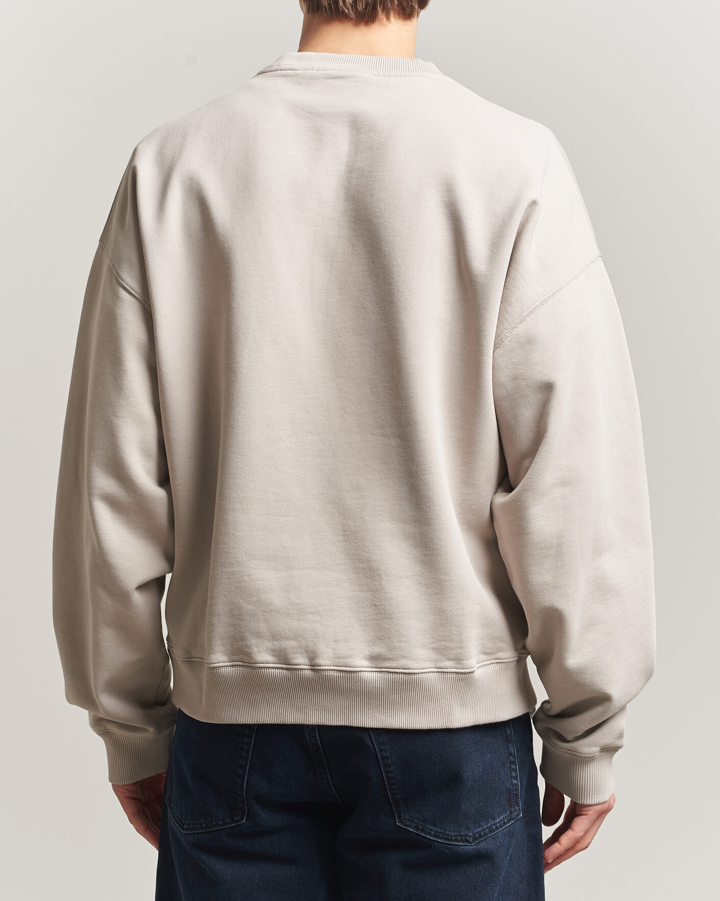 Men | Sweaters & Knitwear | Axel Arigato | Micro Bee Bird Sweatshirt Stone