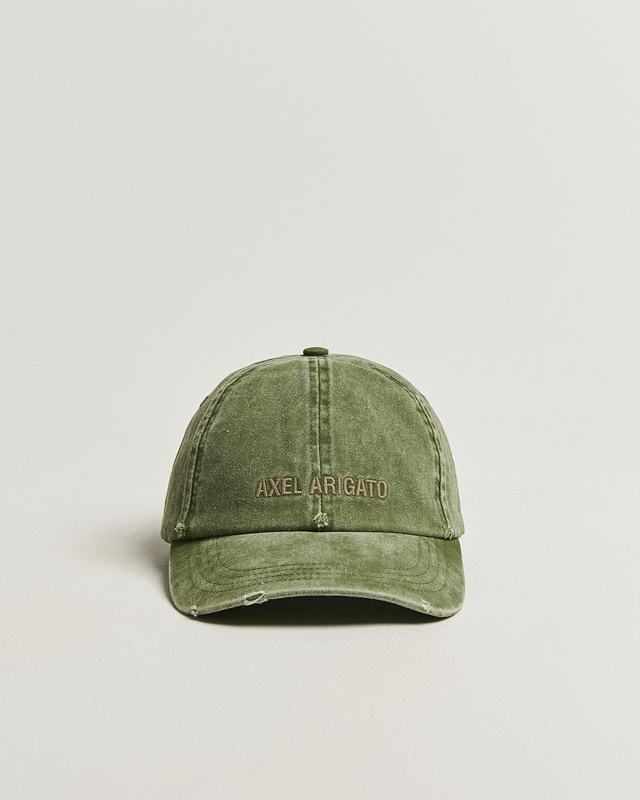 Men | Hats & Caps | Axel Arigato | AA Logo Cap Washed Green