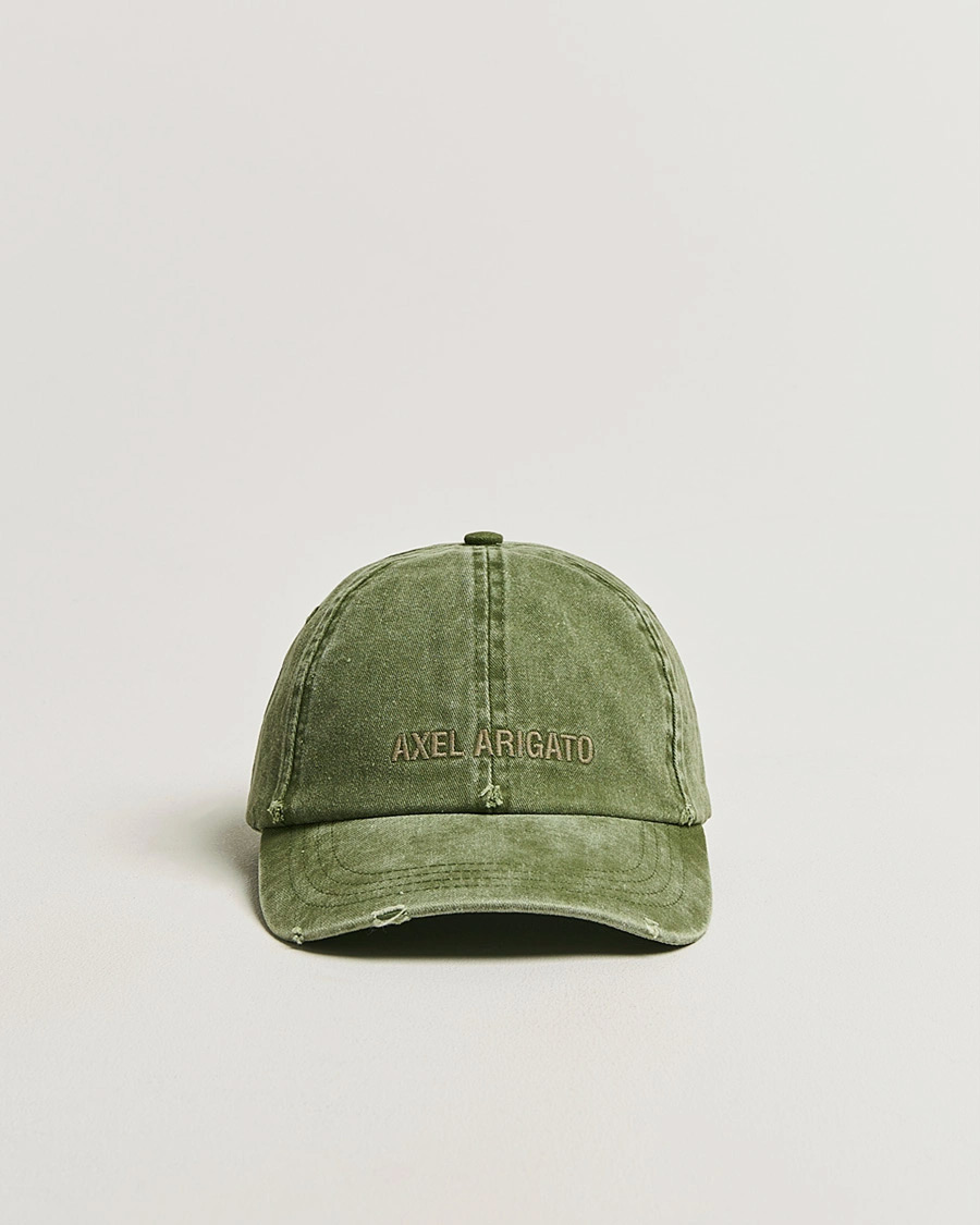 Men | Hats & Caps | Axel Arigato | AA Logo Cap Washed Green