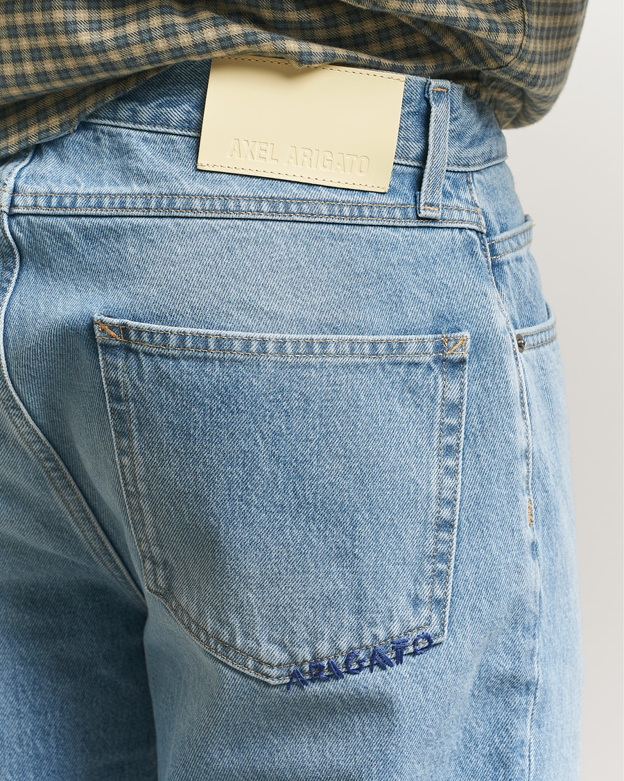 Axel Arigato Archive Straight Fit Jeans Light Blue at CareOfCarl.com