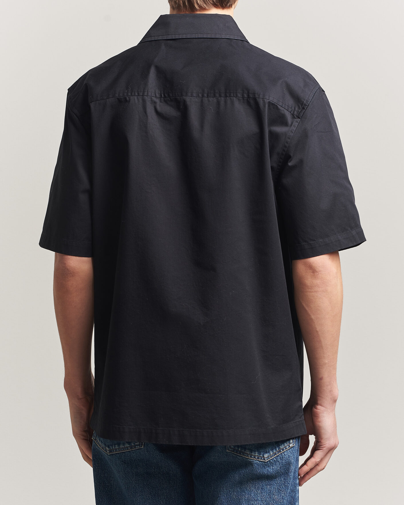 Men | Shirts | Axel Arigato | Drew Short Sleeve Shirt Black
