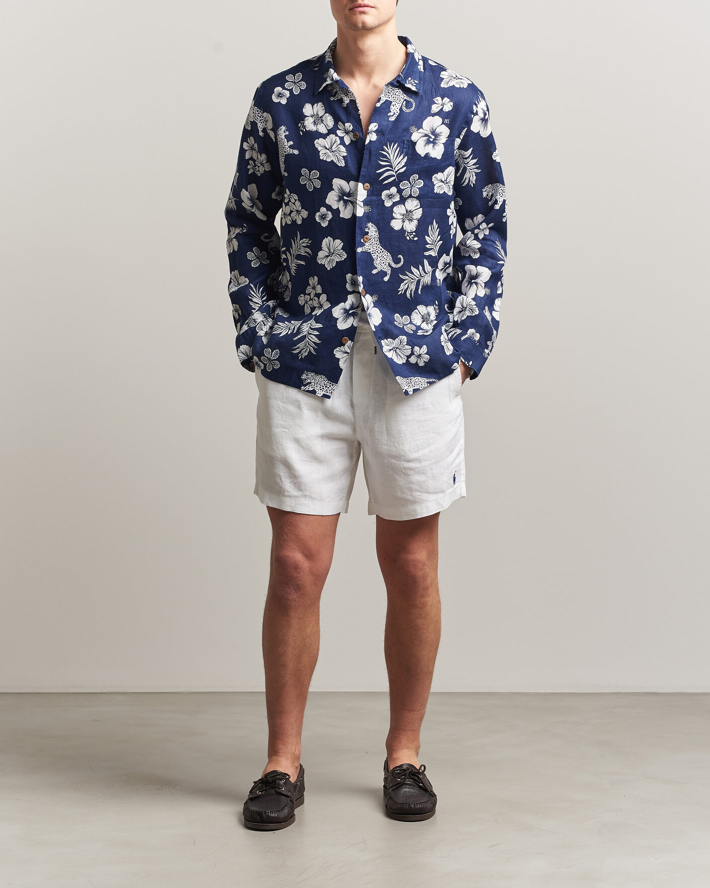 Polo Ralph Lauren Jaguar Camp Shirt Tropical at CareOfCarl.com