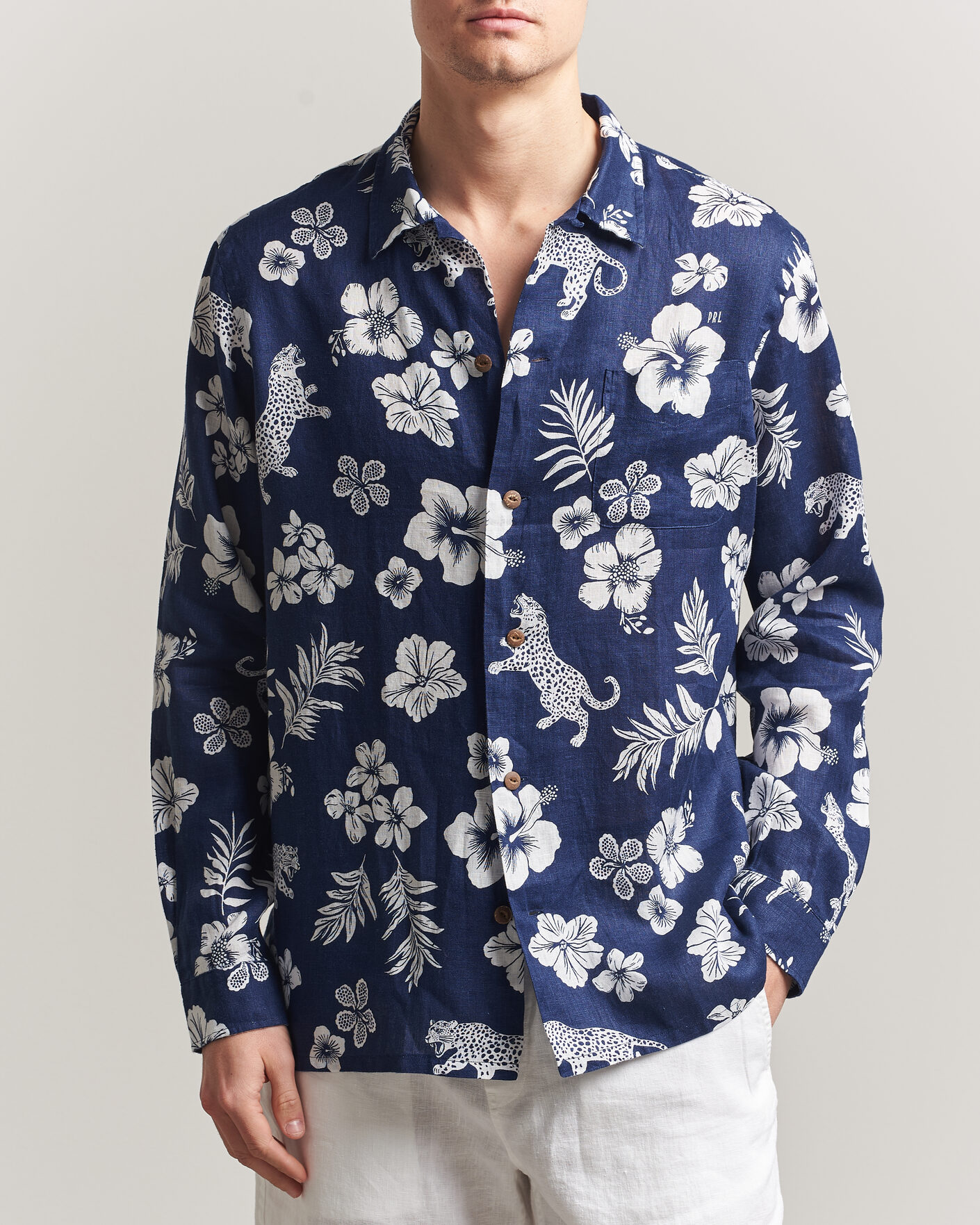 Polo Ralph Lauren Jaguar Camp Shirt Tropical at CareOfCarl.com