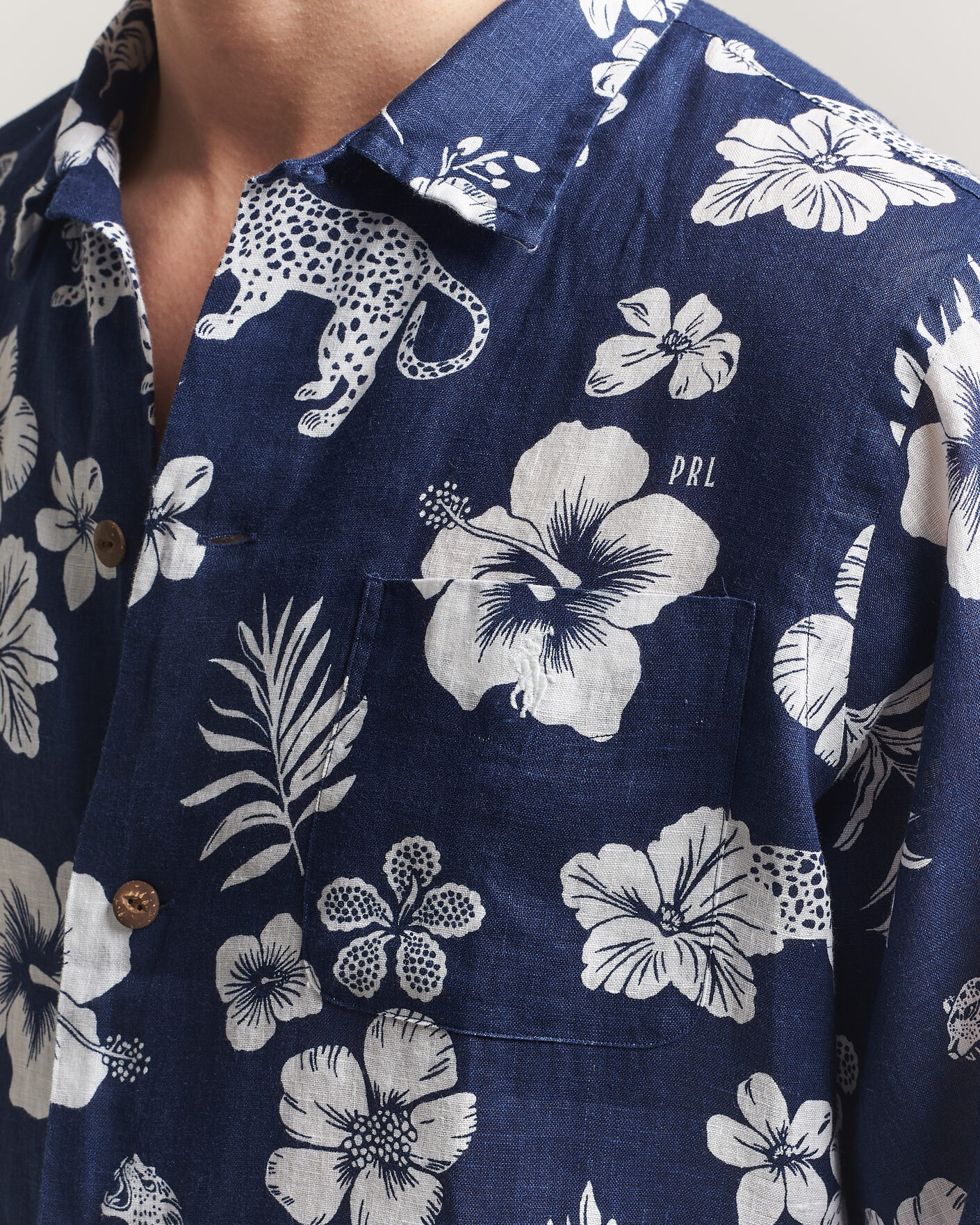 Polo Ralph Lauren Jaguar Camp Shirt Tropical at CareOfCarl.com