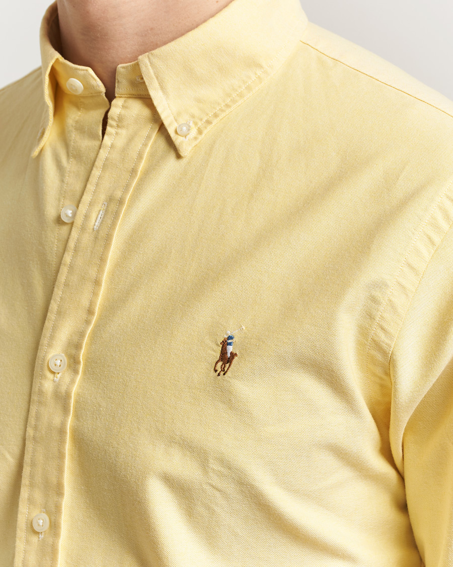 Men | Shirts | Polo Ralph Lauren | Custom Fit Oxford Shirt Yellow