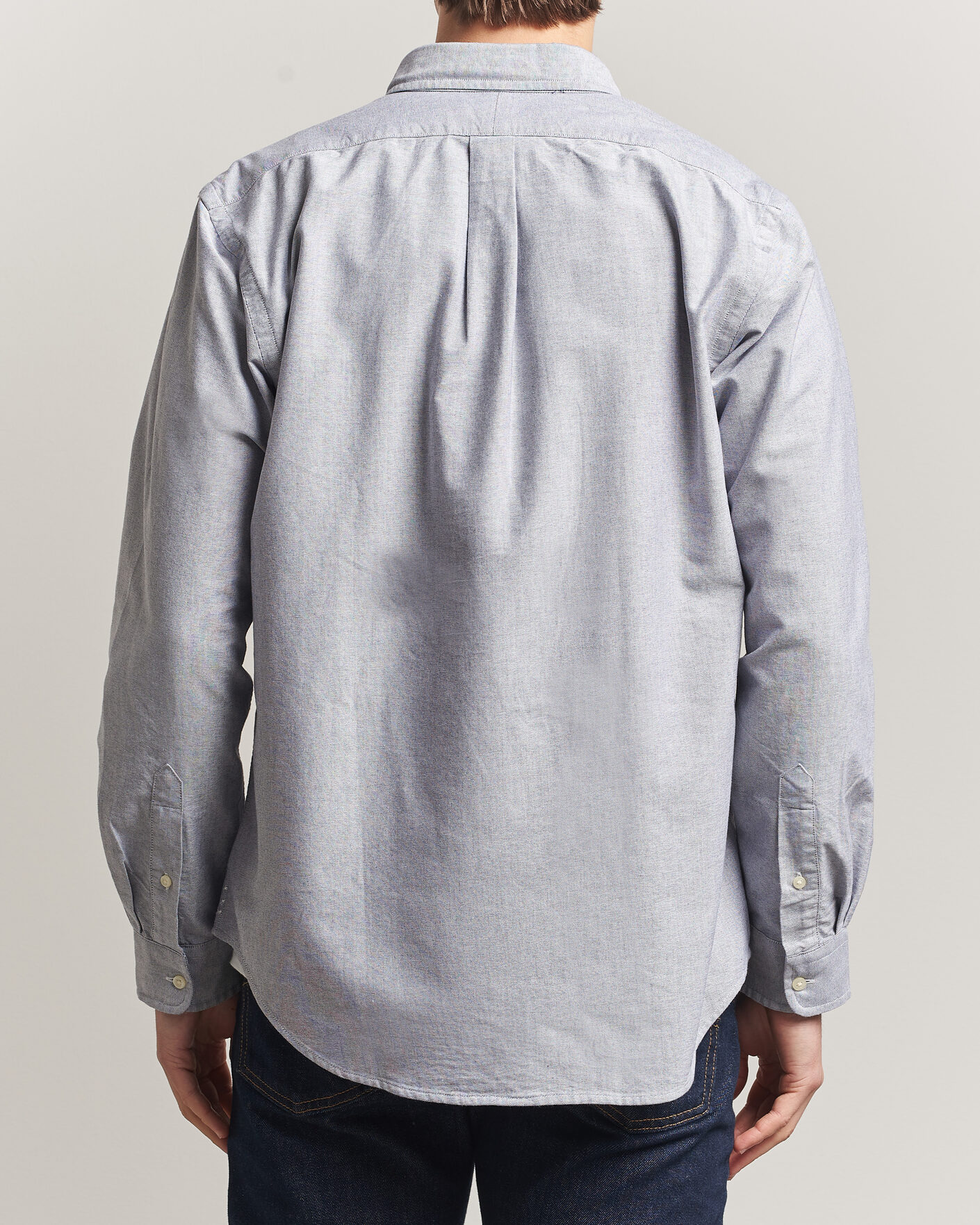 Men | Shirts | Polo Ralph Lauren | Custom Fit Oxford Shirt Navy