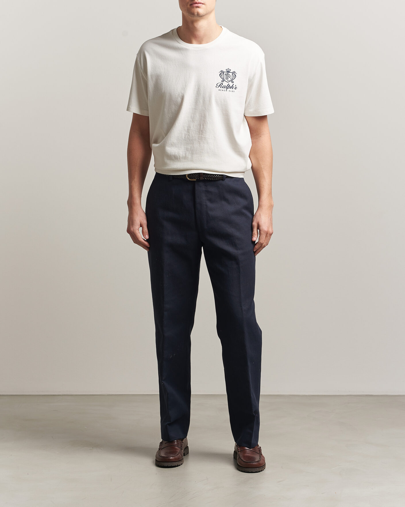 Men | T-Shirts | Polo Ralph Lauren | Ralph's Beach Club Back Print Tee White