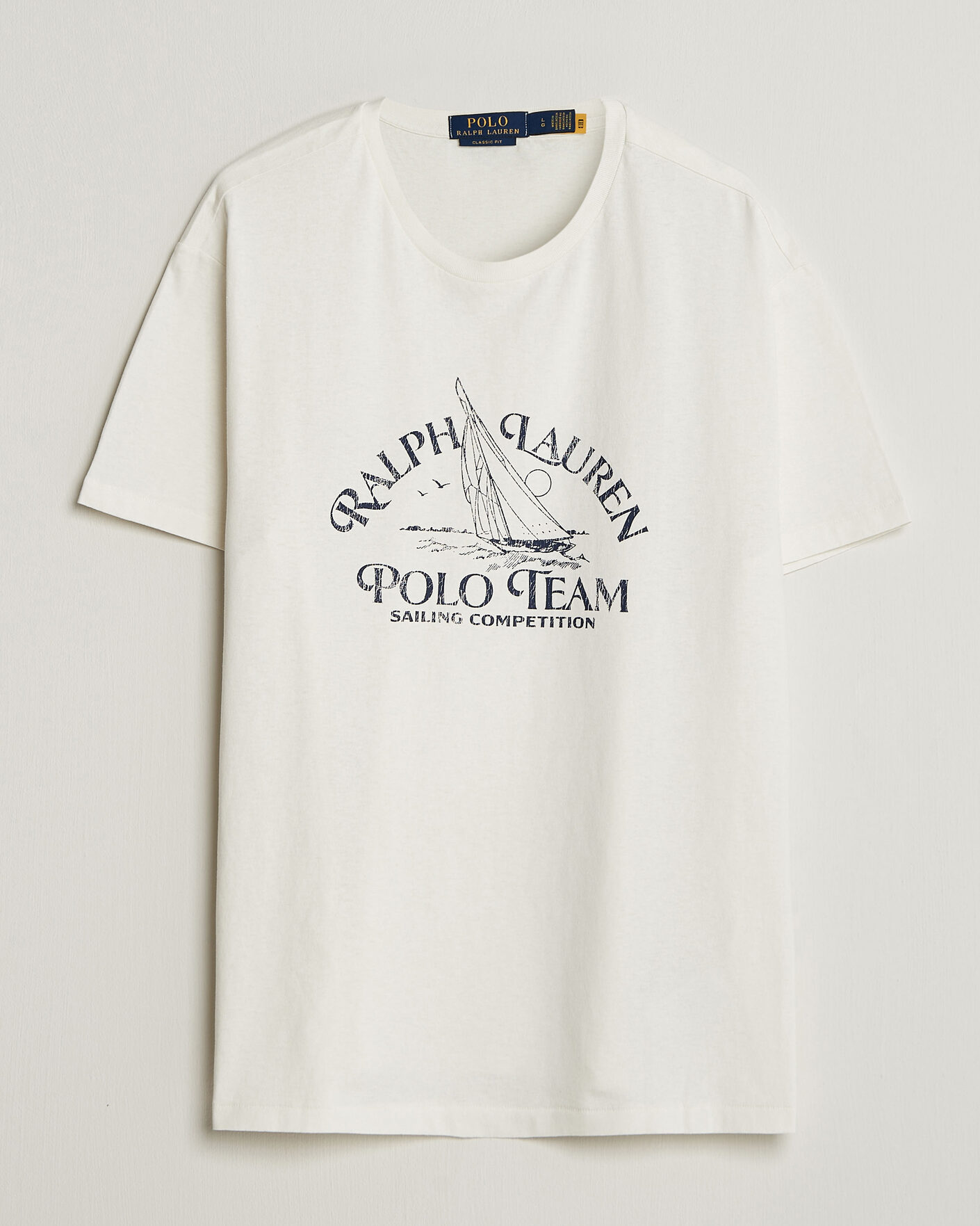 メンズウェア Polo Ralph Lauren Ralph's Beach Club Polo Ralph Lauren Ralph's Beach Club Printed Tee Deckwash White at