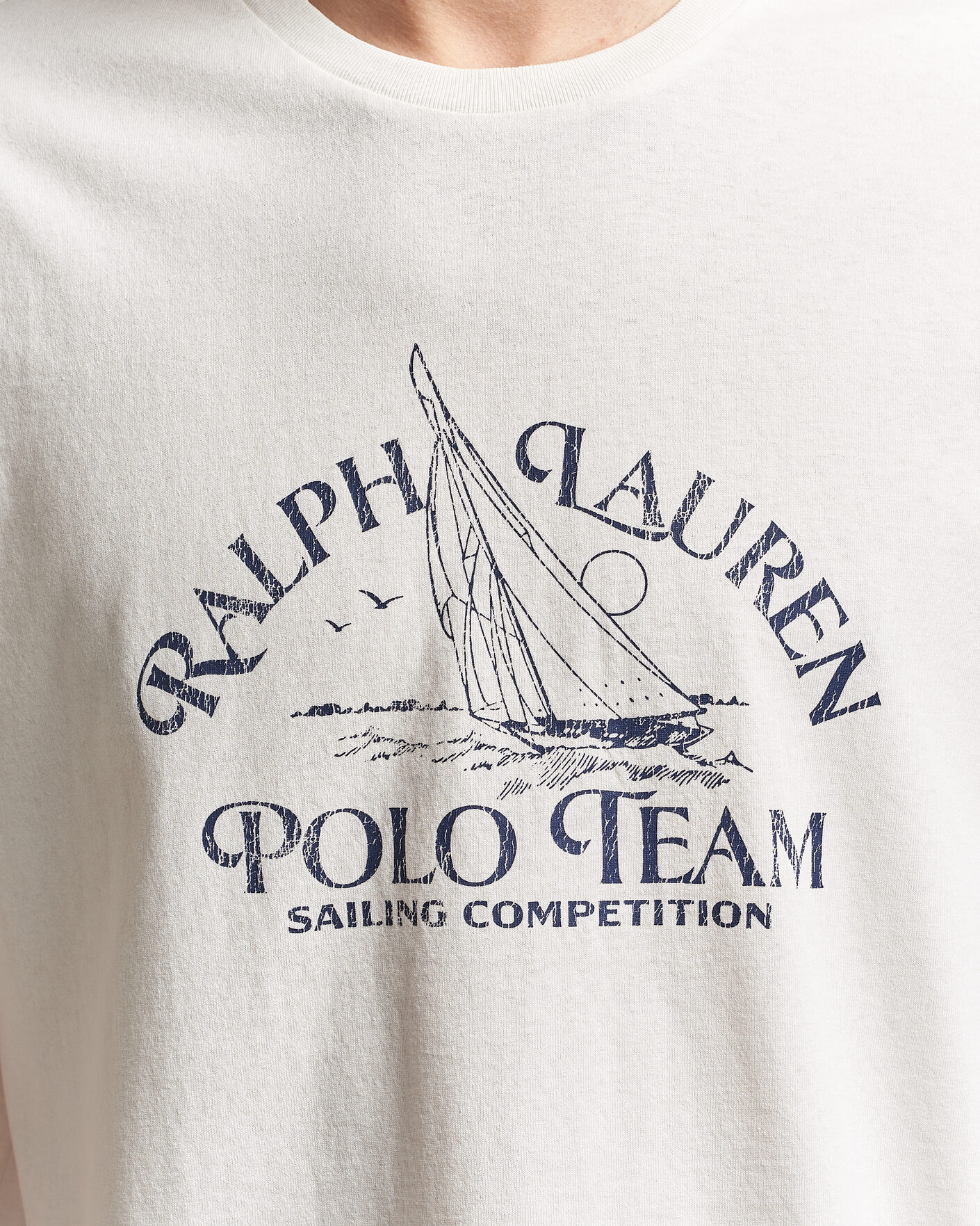 Men | T-Shirts | Polo Ralph Lauren | Ralph's Beach Club Printed Tee Deckwash White