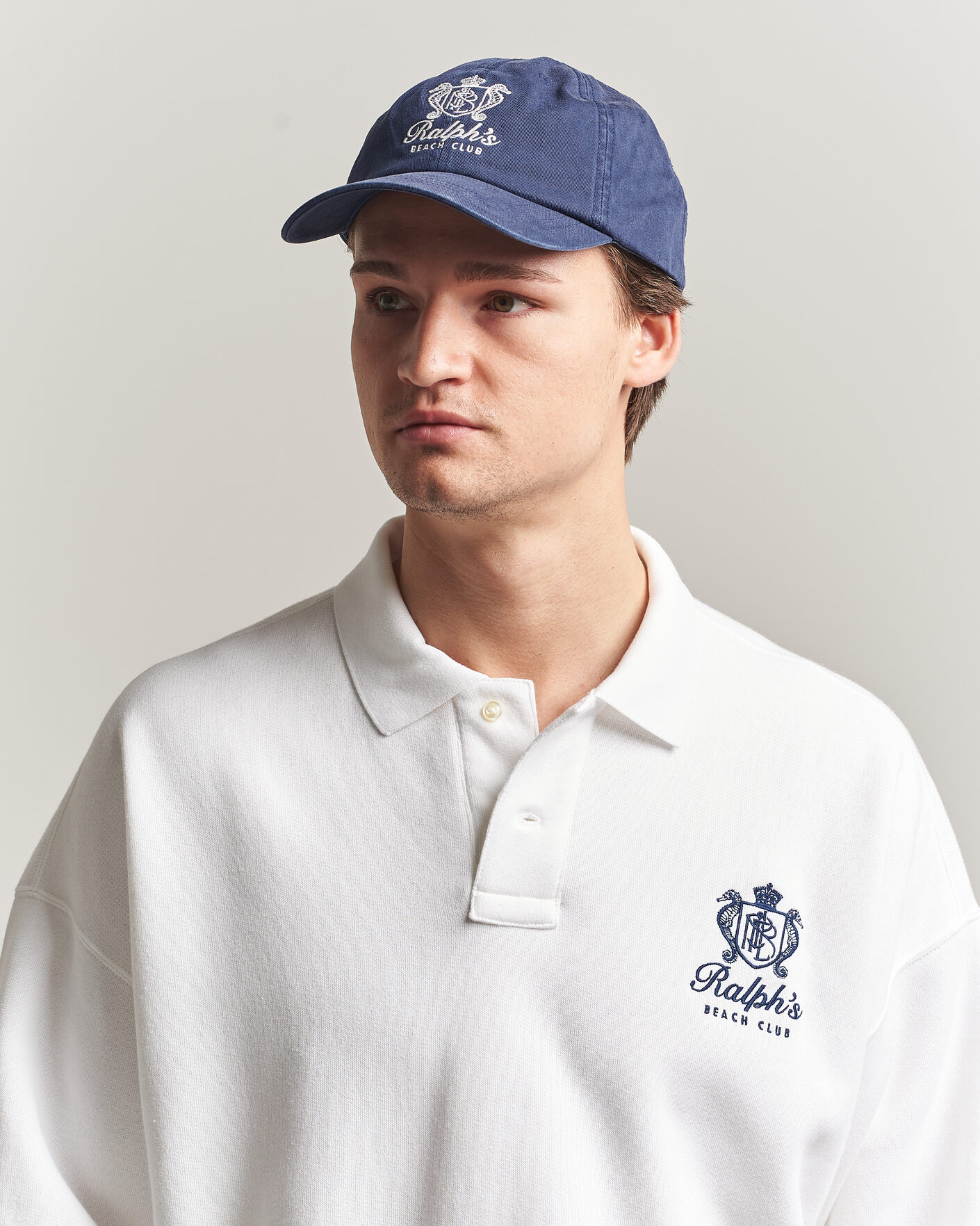 Men | Hats & Caps | Polo Ralph Lauren | Ralph's Beach Club Cap Newport Navy