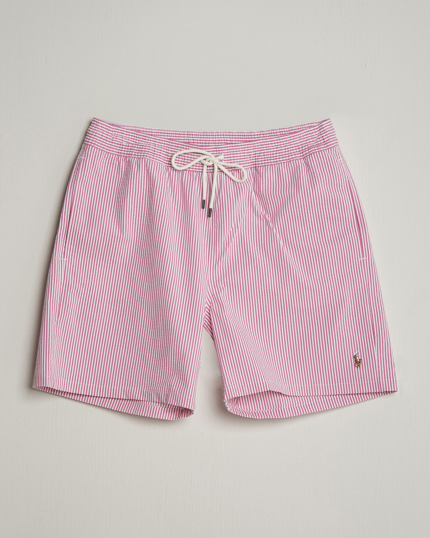 Polo Ralph Lauren Traveler Mid Trunk Seersucker Rose at CareOfCarl.com