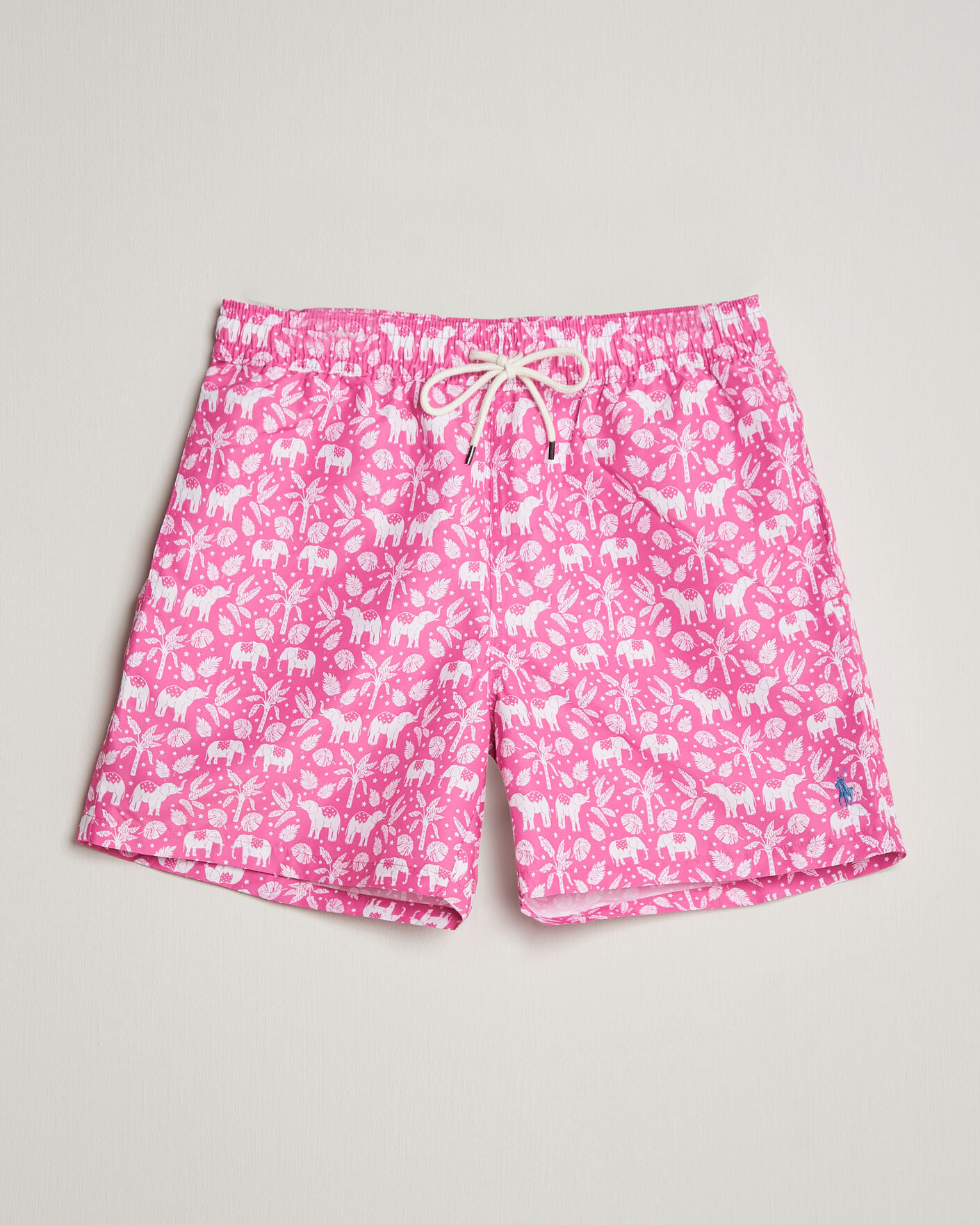 Men | Polo Ralph Lauren Traveler Print Mid Trunk Pink | Polo Ralph Lauren | Traveler Print Mid Trunk Pink
