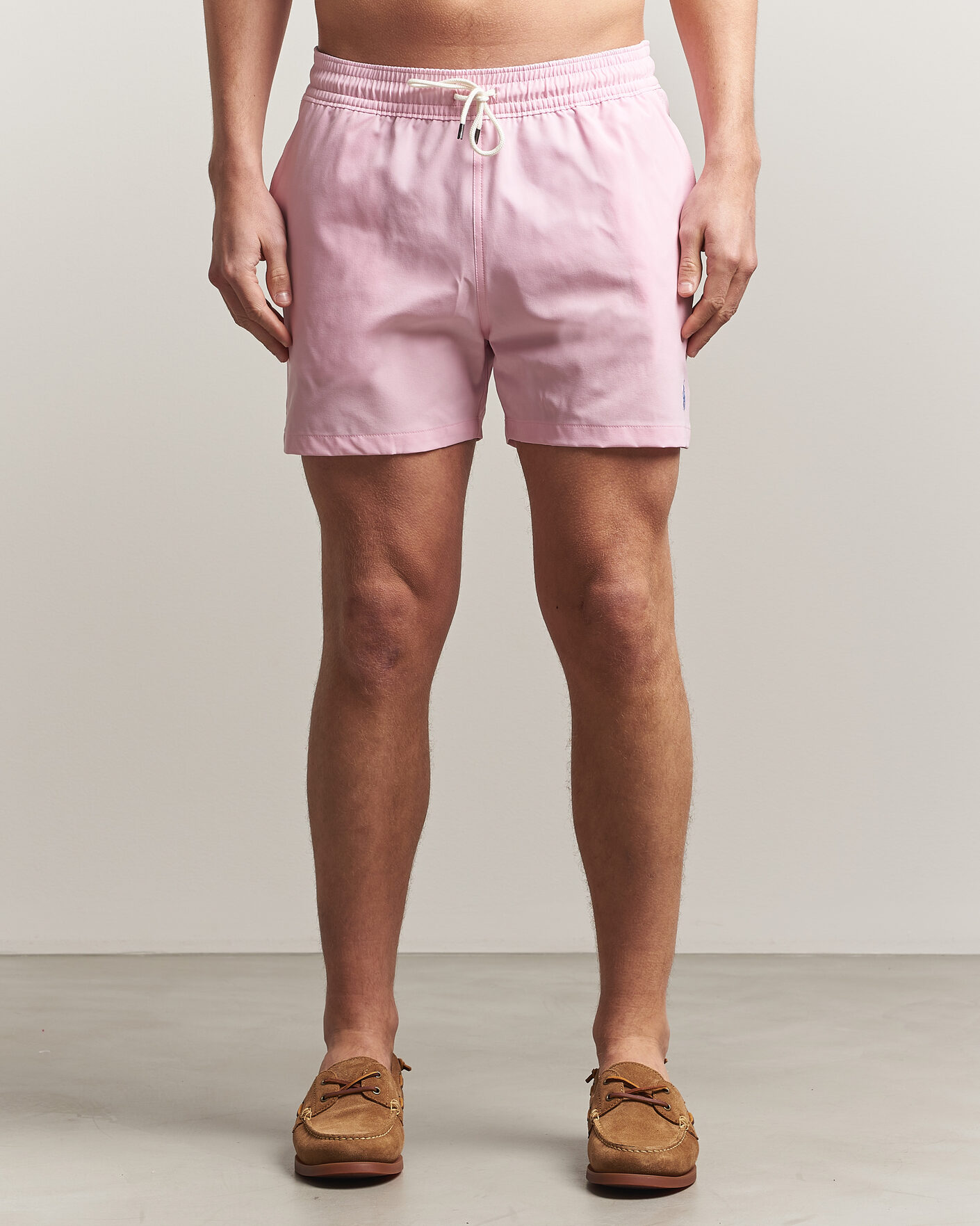 Men | Swimwear | Polo Ralph Lauren | Traveler Slim Trunk Pink