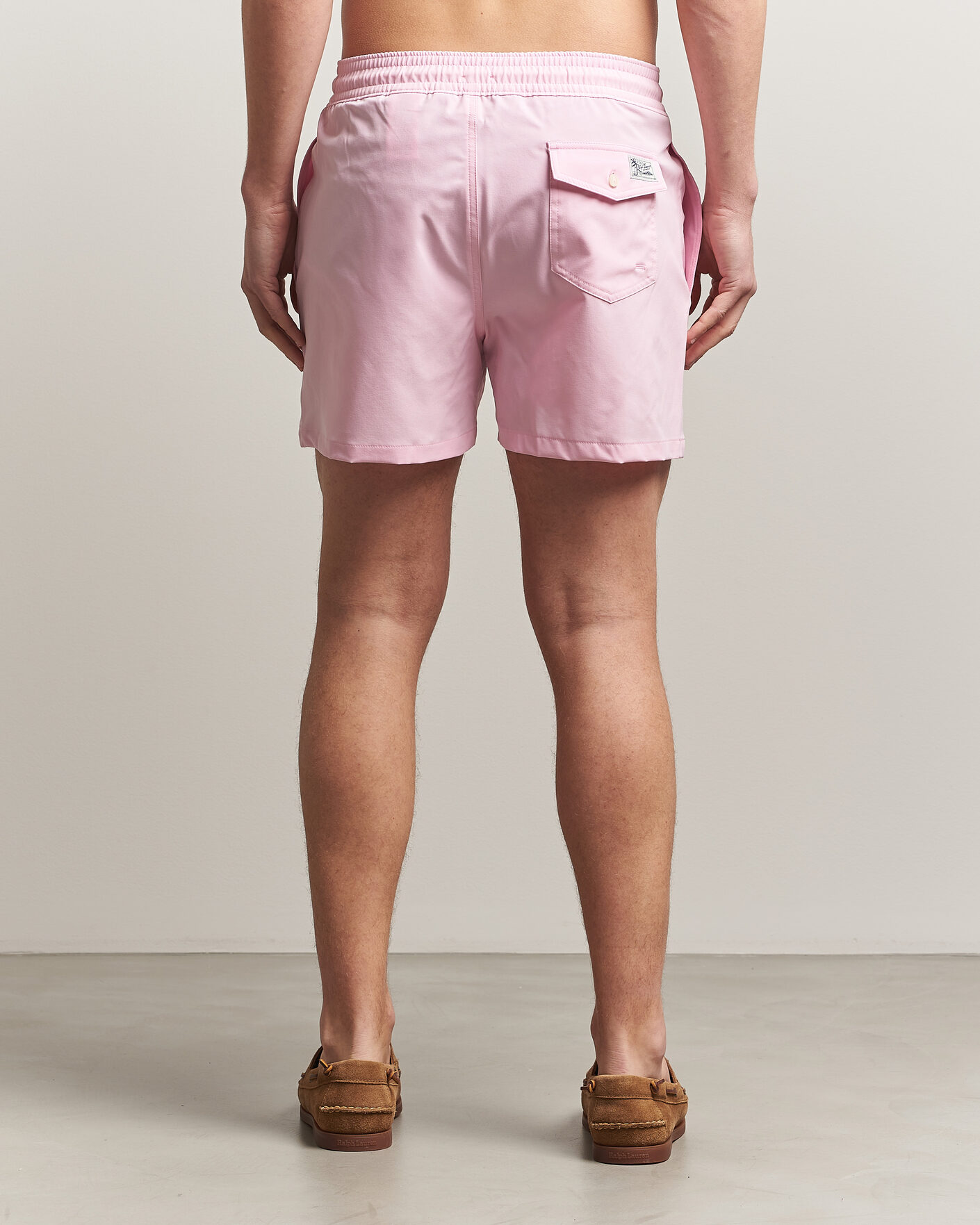 Men | Swimwear | Polo Ralph Lauren | Traveler Slim Trunk Pink