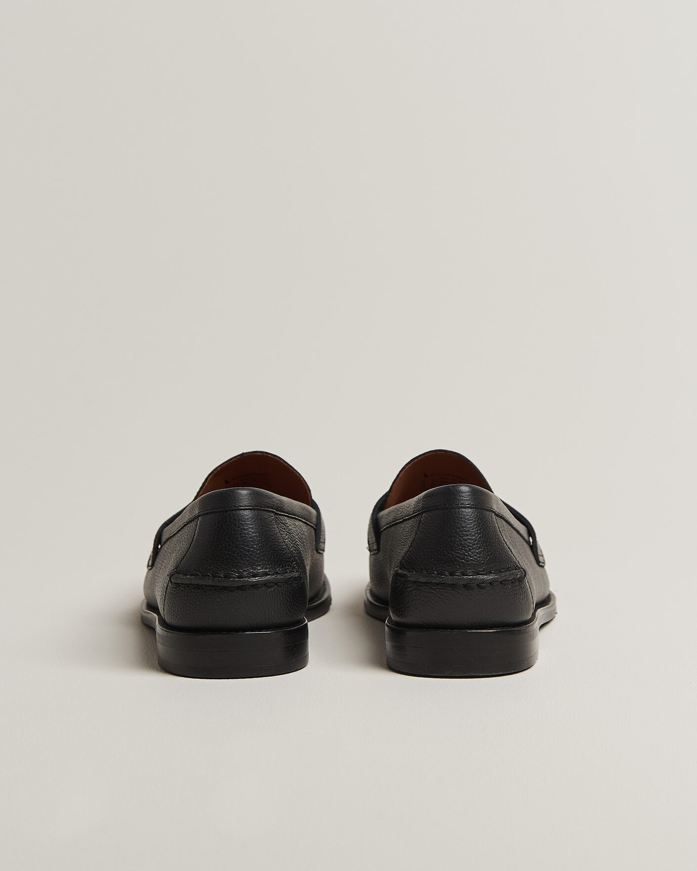 Men | Loafers | Polo Ralph Lauren | Alston Penny Loafer Black Pebble Calf